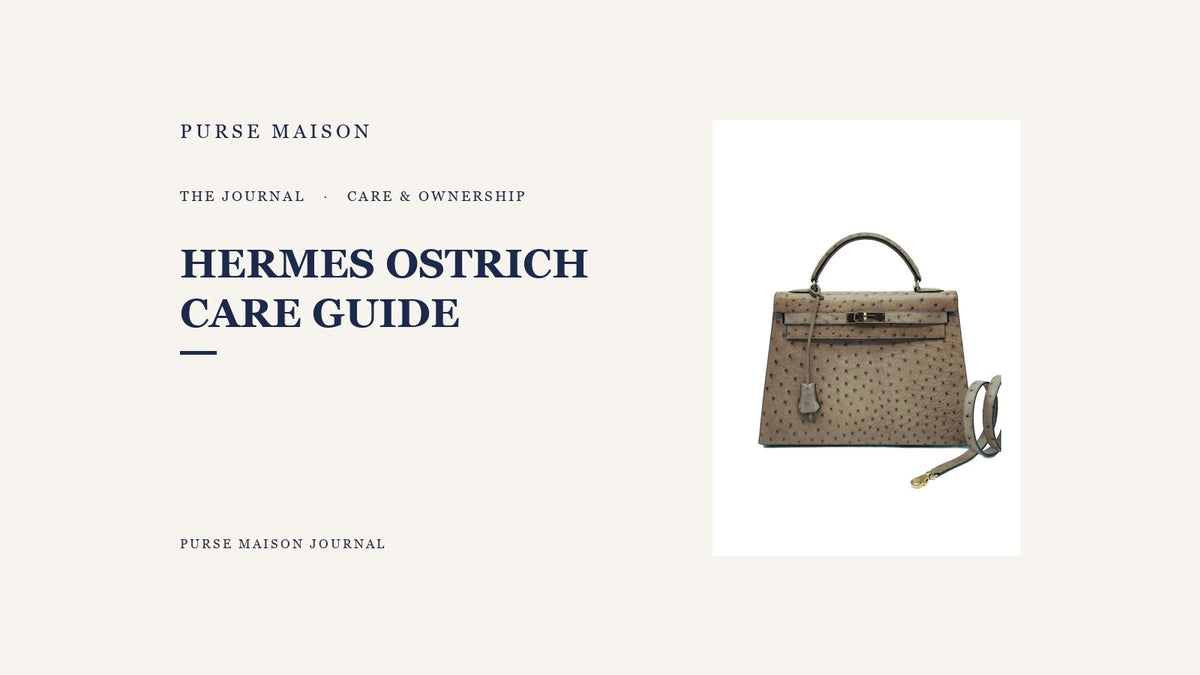 Hermes Ostrich: Look, Feel, Durability, and Care | Purse Maison Journal
