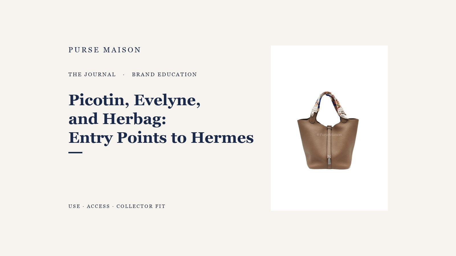 Picotin, Evelyne, and Herbag: Entry Points to Hermes