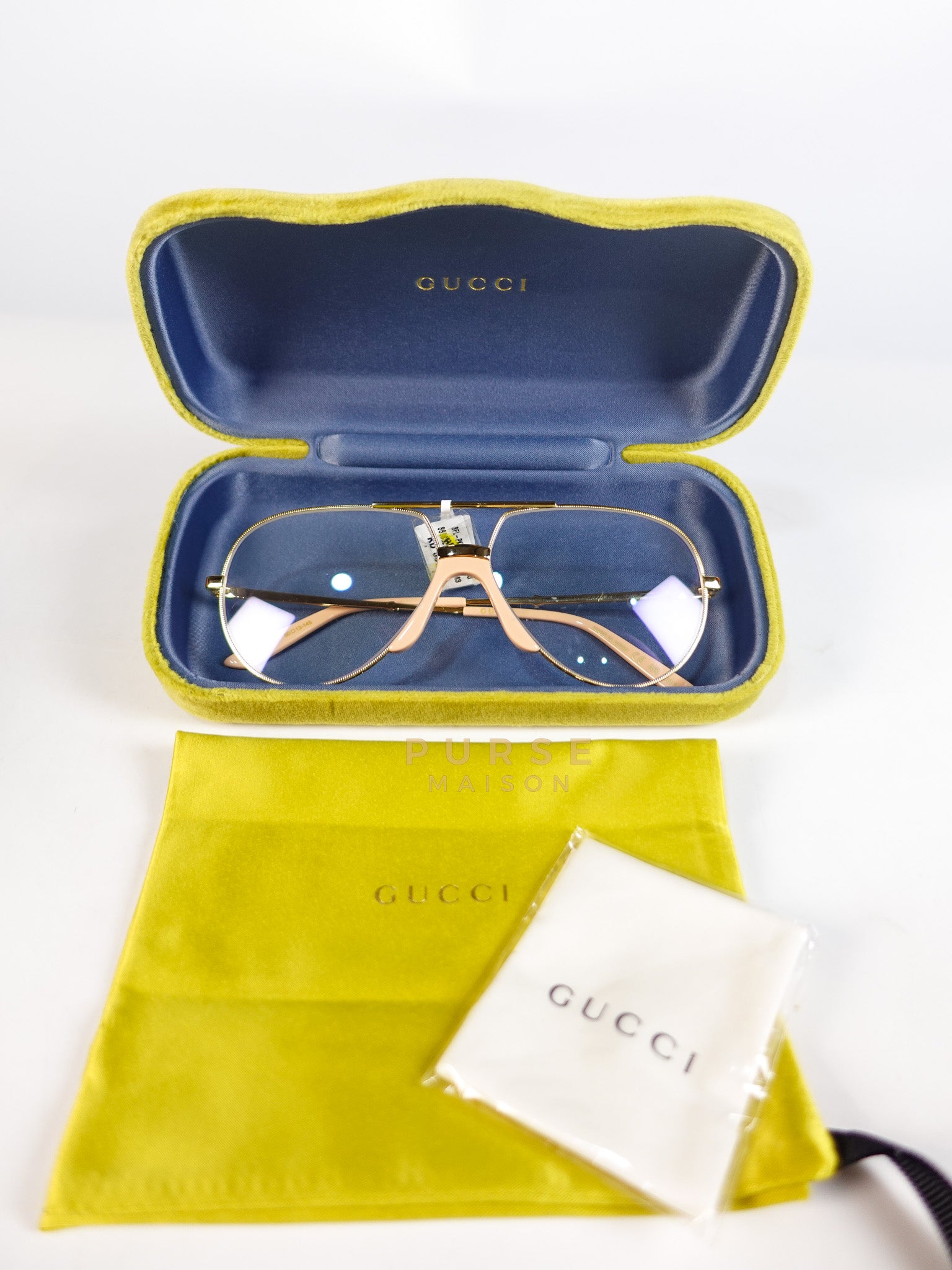 0432S Aviator Style Eyeglasses | Purse Maison Luxury Bags Shop