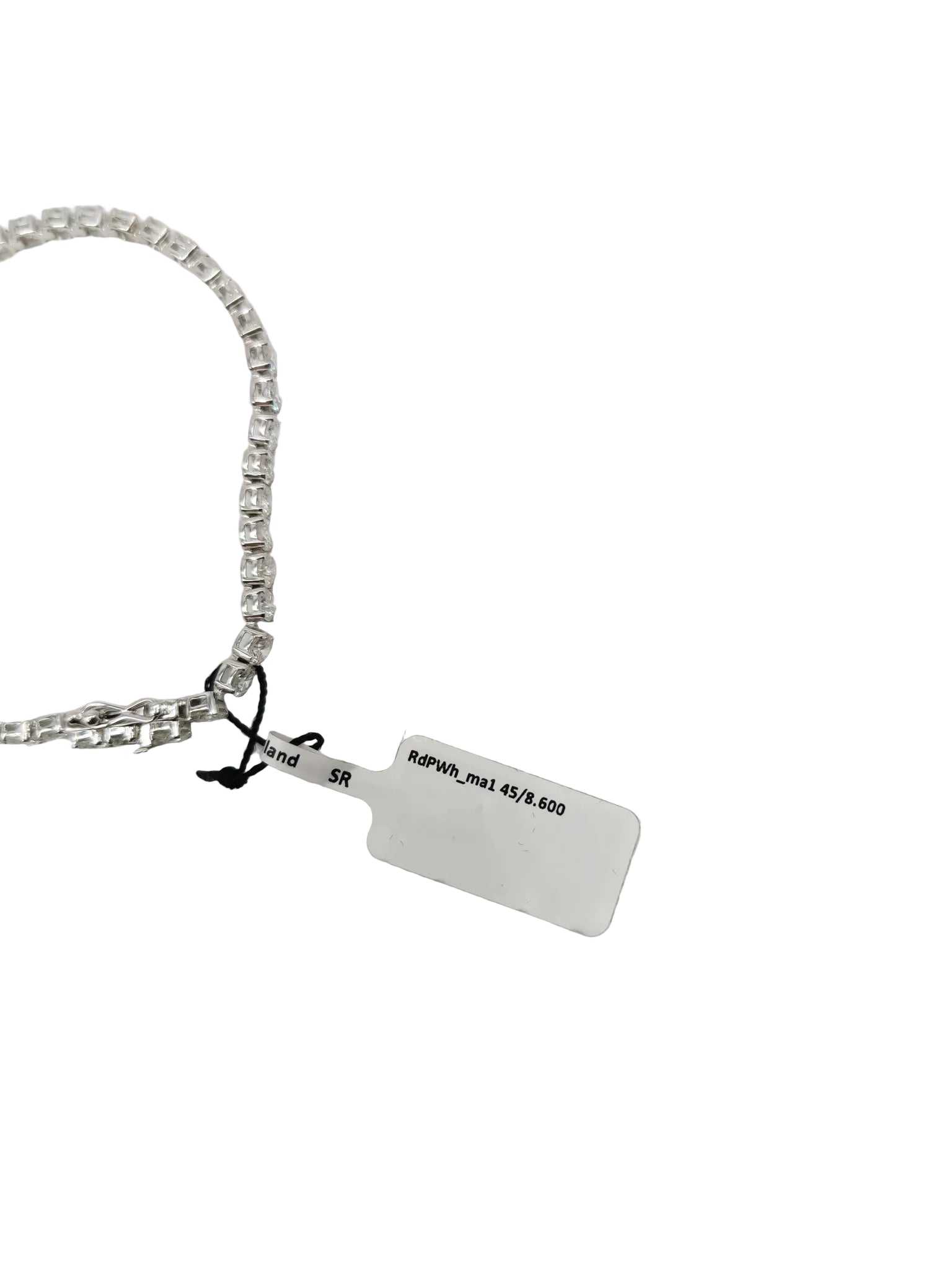 18k 9.07gms. 8.6cts. Natural Diamond White Gold Tennis Bracelet (7 inches) | Purse Maison Luxury Bags Shop