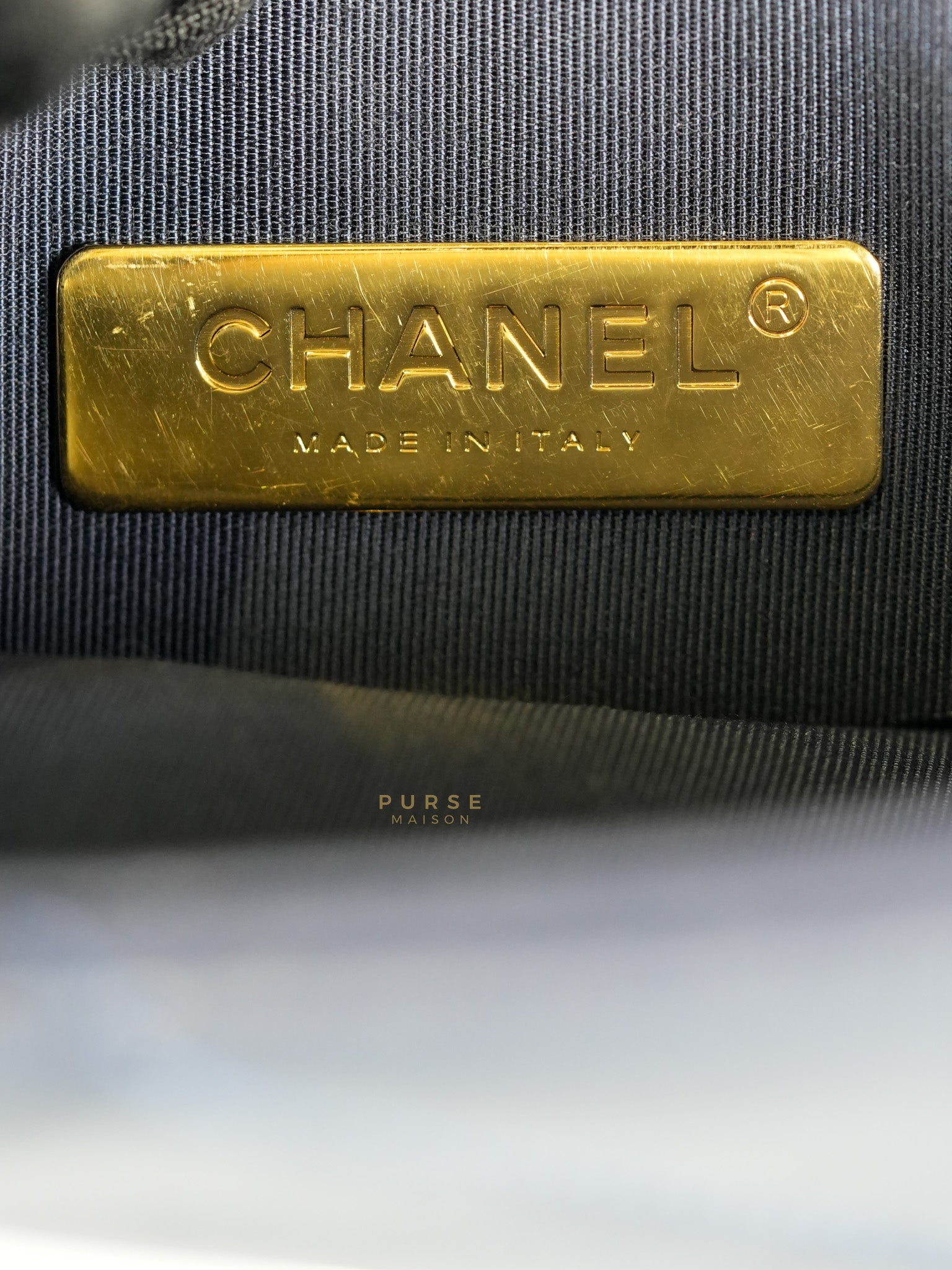 C19 Medium in Navy Blue Lambskin Leather & Mixed Hardware (Series 29) | Purse Maison Luxury Bags Shop