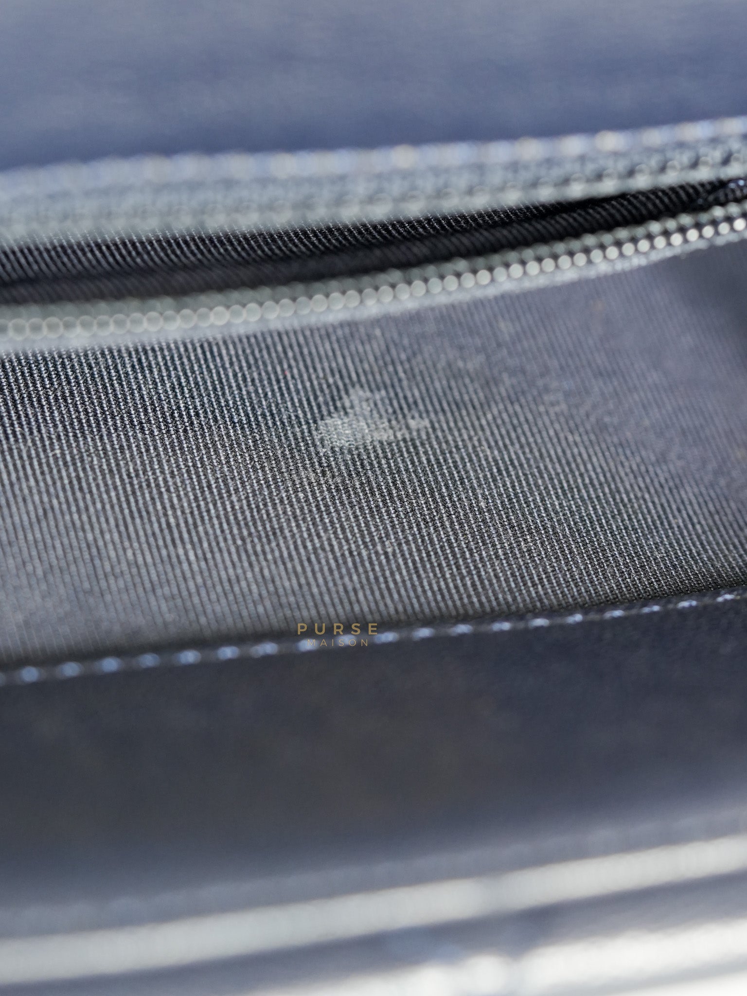 C19 Medium in Navy Blue Lambskin Leather & Mixed Hardware (Series 29) | Purse Maison Luxury Bags Shop