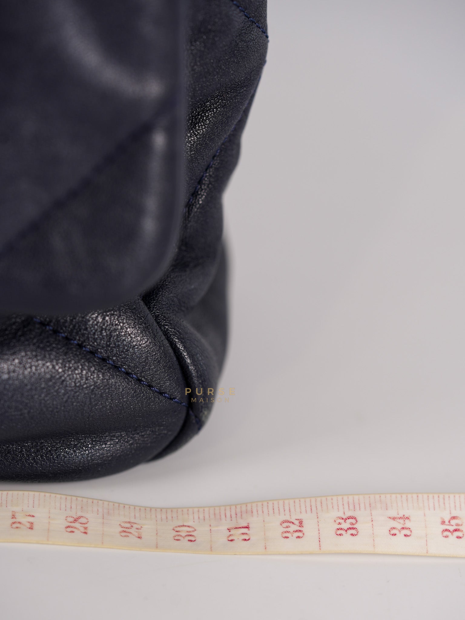 C19 Medium in Navy Blue Lambskin Leather & Mixed Hardware (Series 29) | Purse Maison Luxury Bags Shop