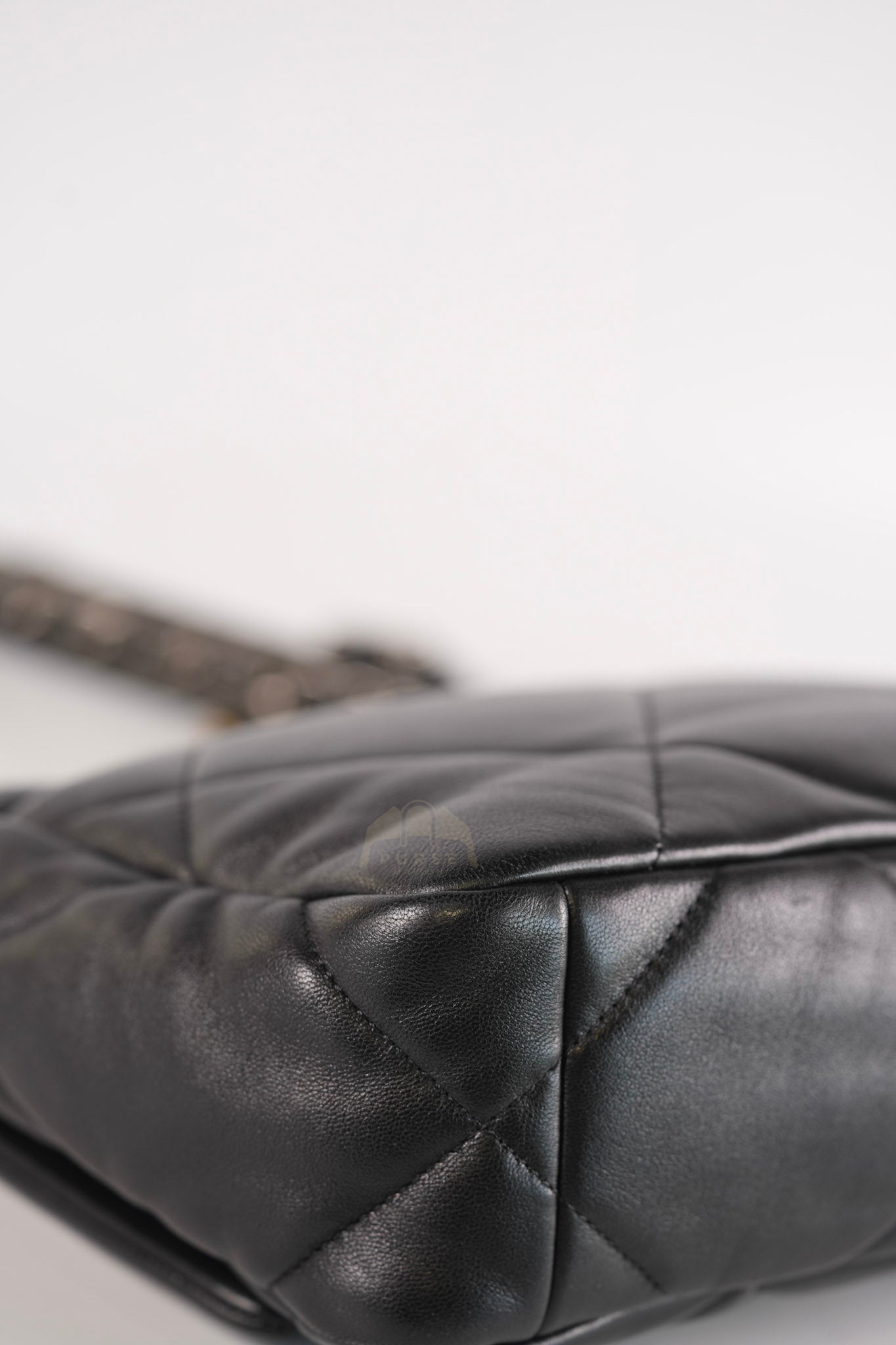 19 Small in Black Quilted Goatskin Leather and Mixed Hardware Series 31 | Purse Maison Luxury Bags Shop