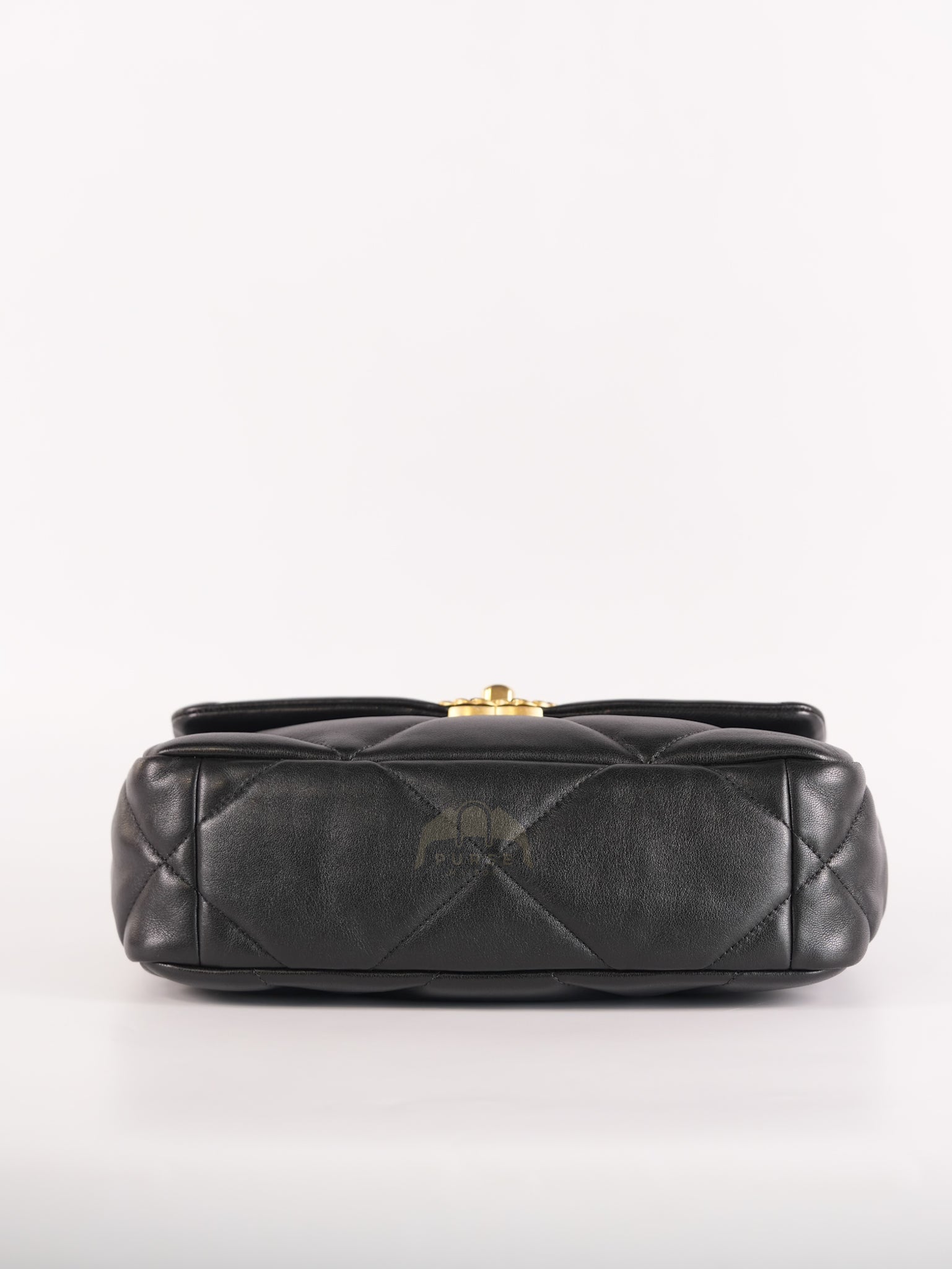 19 Small in Black Quilted Goatskin Leather and Mixed Hardware Series 31 | Purse Maison Luxury Bags Shop