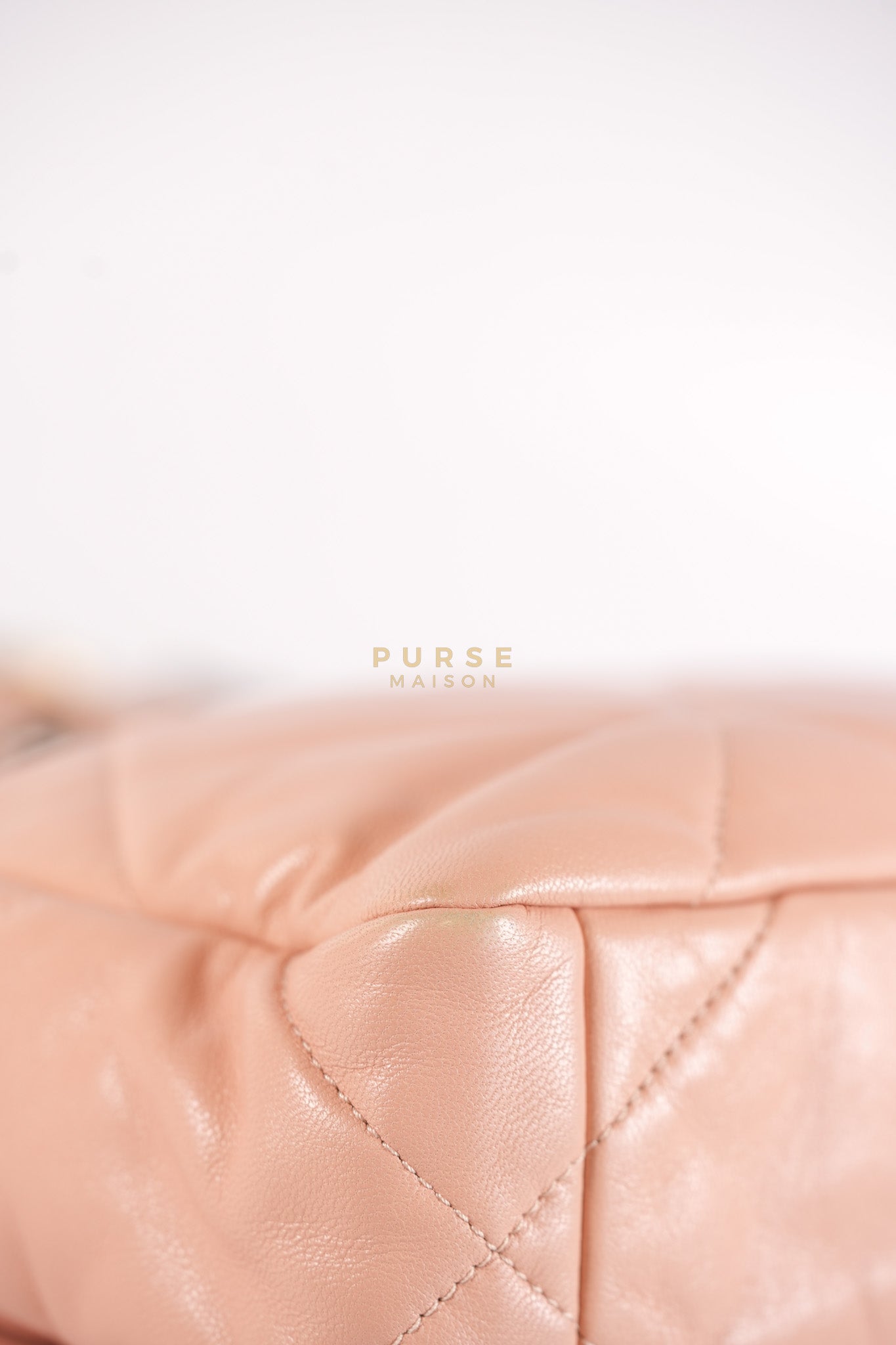 19 Small in Pink Quilted Lambskin Leather and Mixed Hardware Series 29 | Purse Maison Luxury Bags Shop