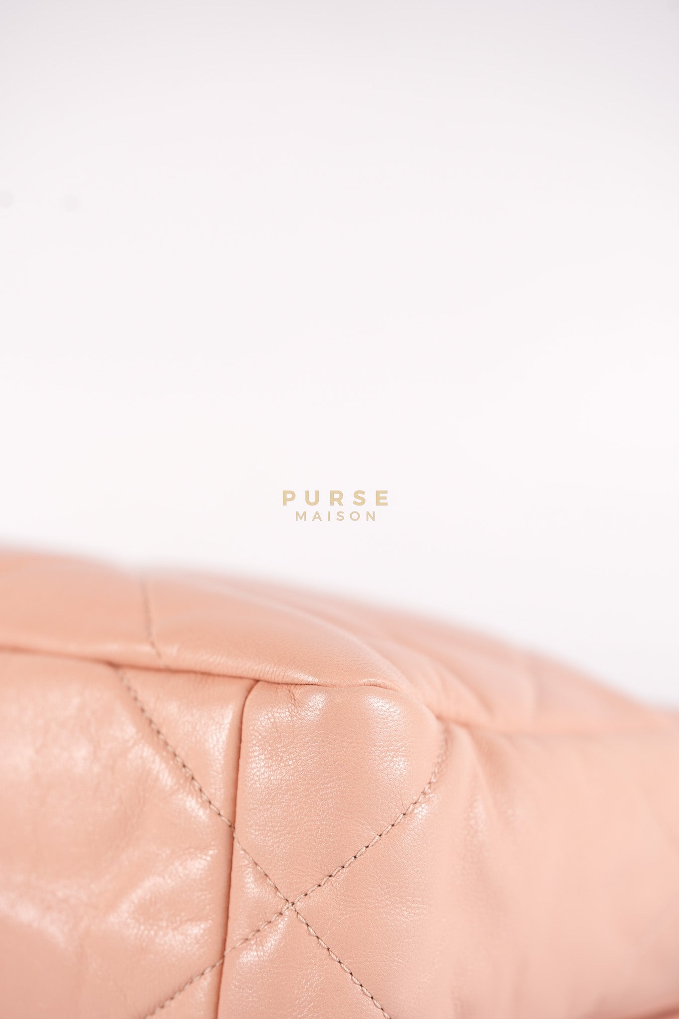 19 Small in Pink Quilted Lambskin Leather and Mixed Hardware Series 29 | Purse Maison Luxury Bags Shop