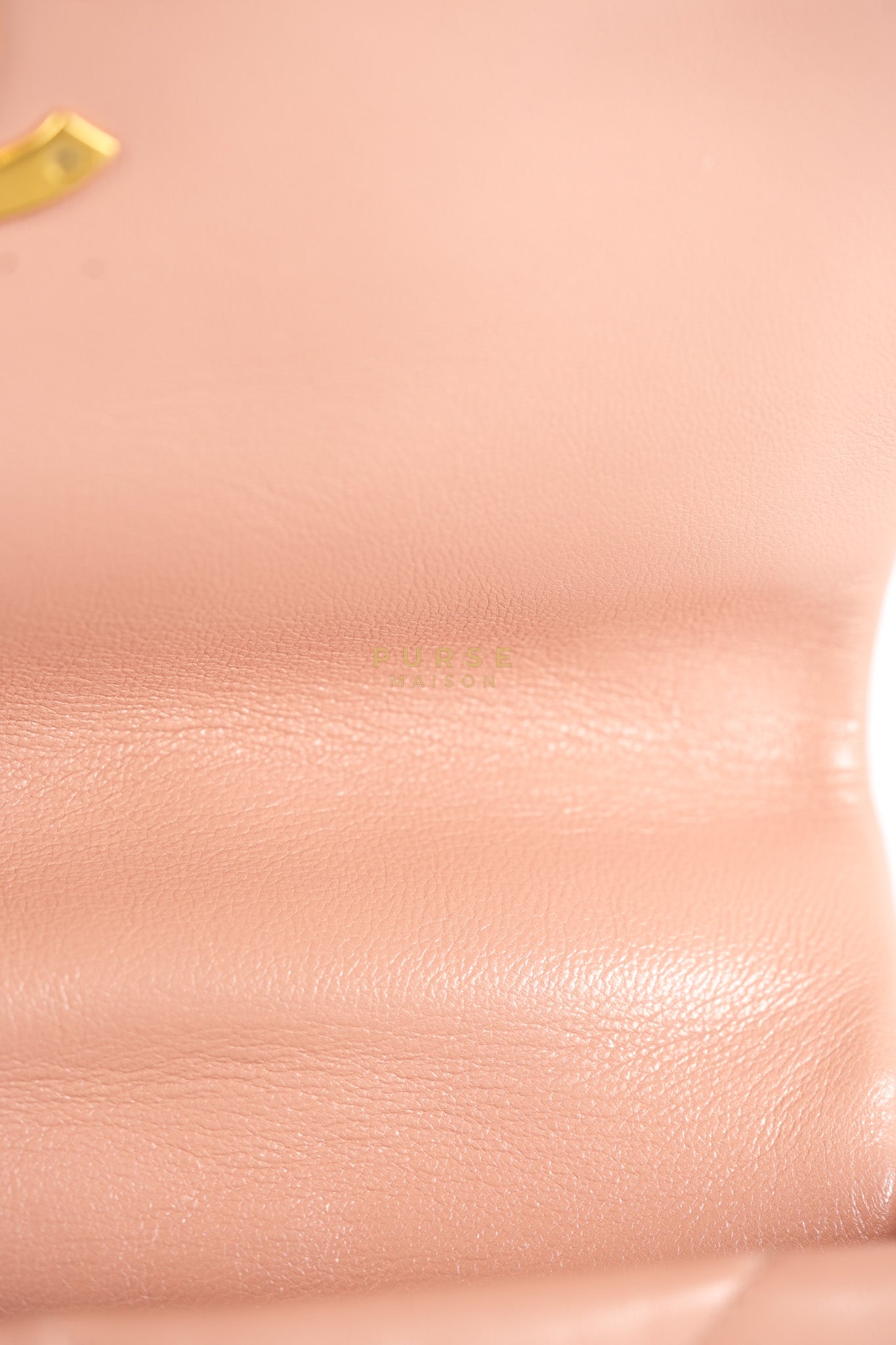 19 Small in Pink Quilted Lambskin Leather and Mixed Hardware Series 29 | Purse Maison Luxury Bags Shop