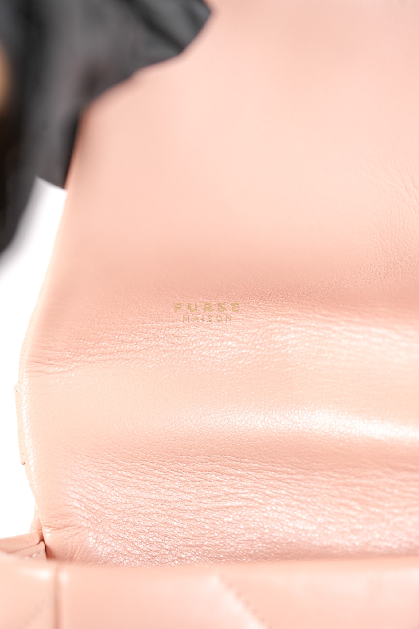 19 Small in Pink Quilted Lambskin Leather and Mixed Hardware Series 29 | Purse Maison Luxury Bags Shop