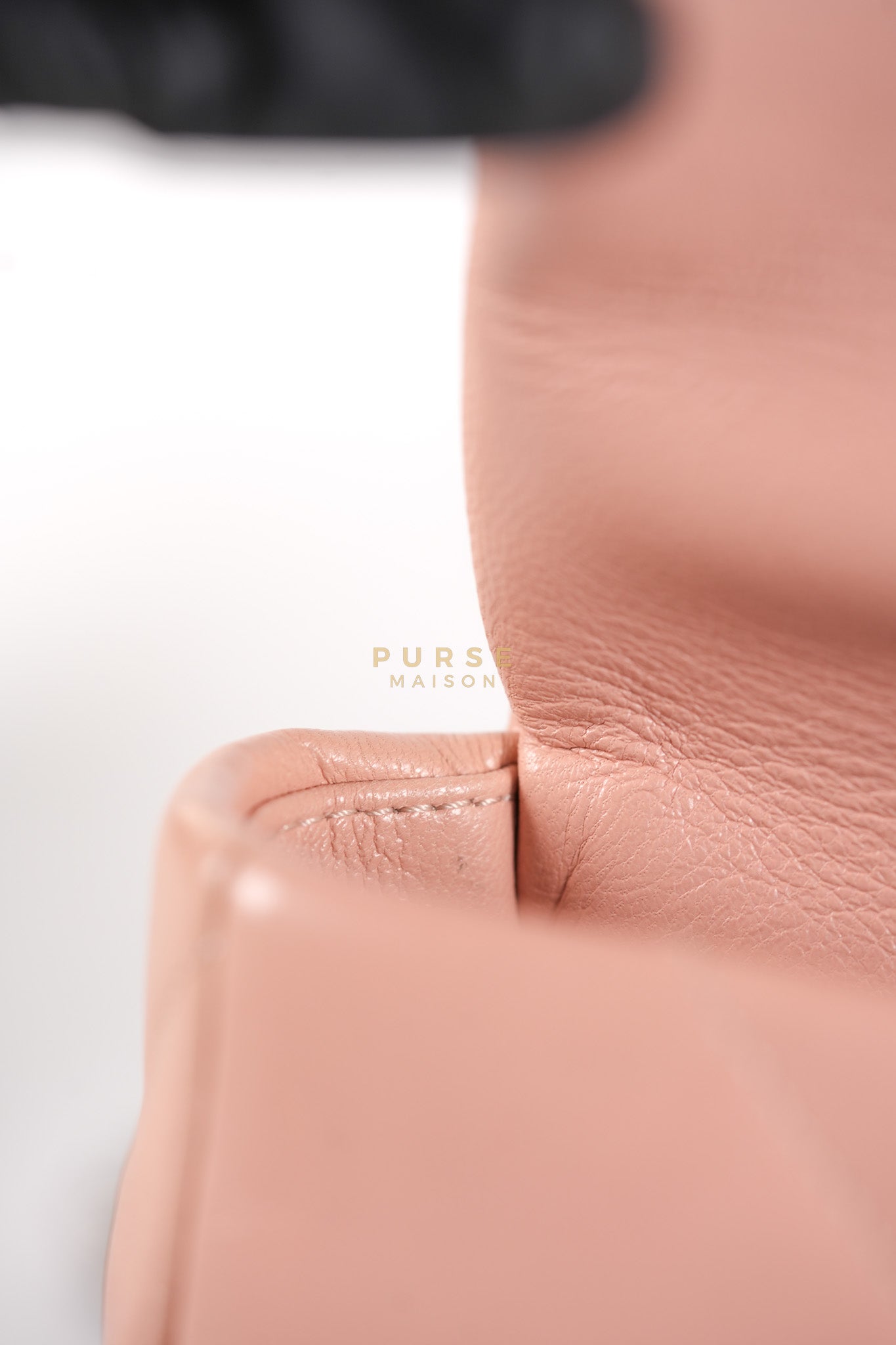 19 Small in Pink Quilted Lambskin Leather and Mixed Hardware Series 29 | Purse Maison Luxury Bags Shop