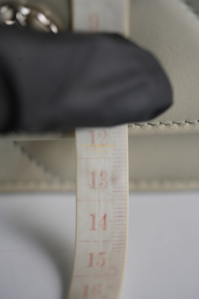 19 Wallet on Chain Light Gray in Mixed Hardware (Microchip) | Purse Maison Luxury Bags Shop