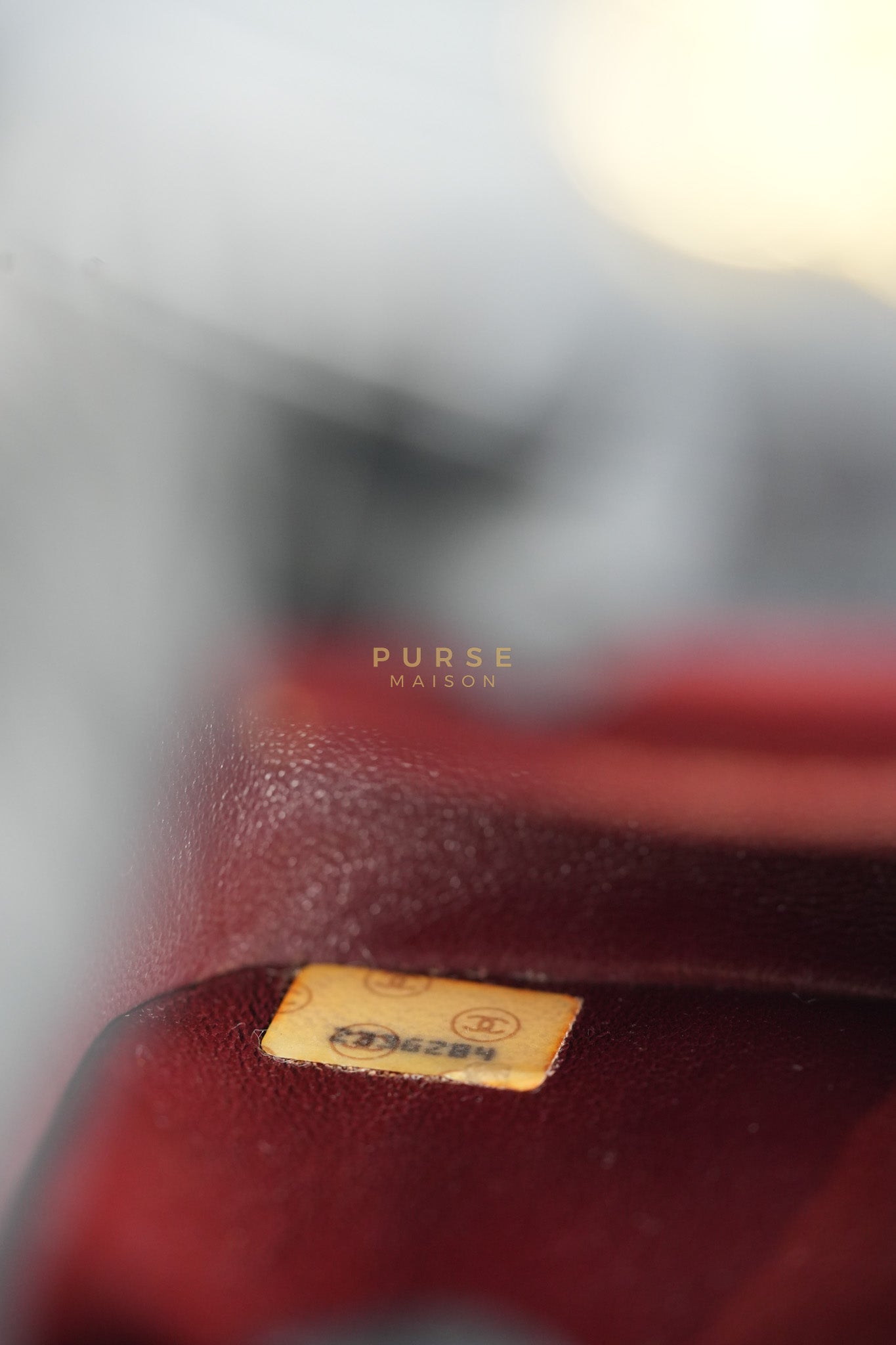 1992 Diamond Mini Bag in Black Quilted Lambskin Leather & Gold Hardware Series 23 | Purse Maison Luxury Bags Shop