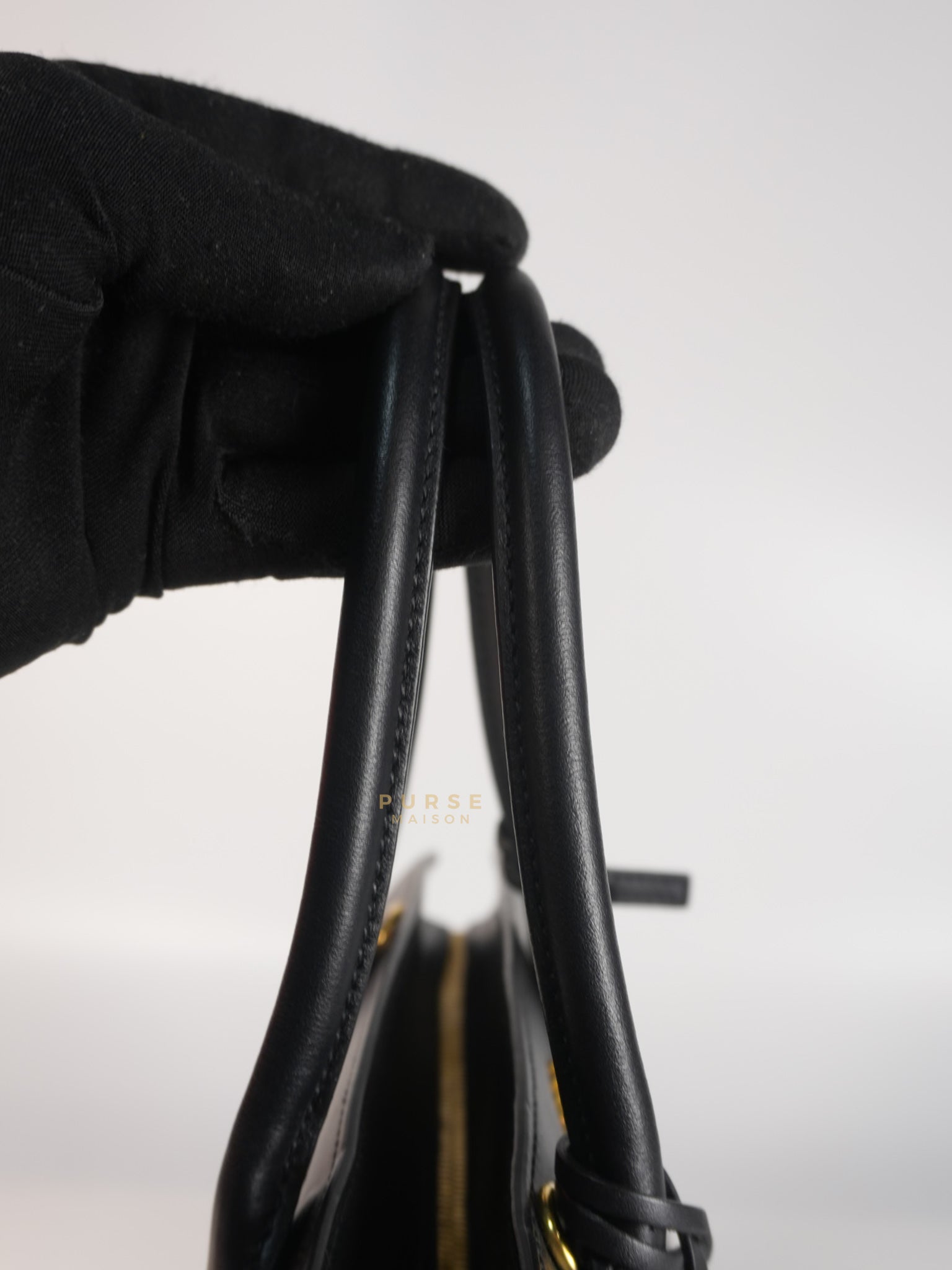 1BA046 City Esplanade Medium Bicolor (Cerise/Nero) Saffiano Tote Bag | Purse Maison Luxury Bags Shop