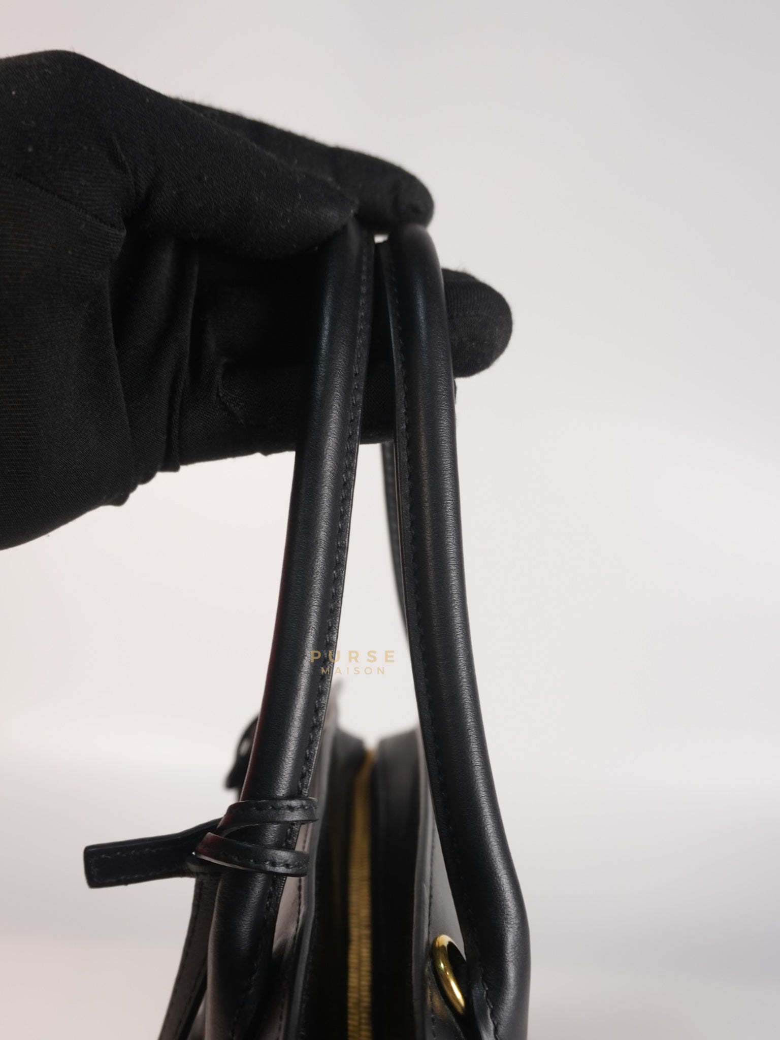 1BA046 City Esplanade Medium Bicolor (Cerise/Nero) Saffiano Tote Bag | Purse Maison Luxury Bags Shop