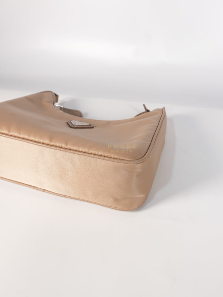 1BH204 Re-edition 2005 Multi Pochette in Cammeo Tessuto and Saffiano Leather | Purse Maison Luxury Bags Shop