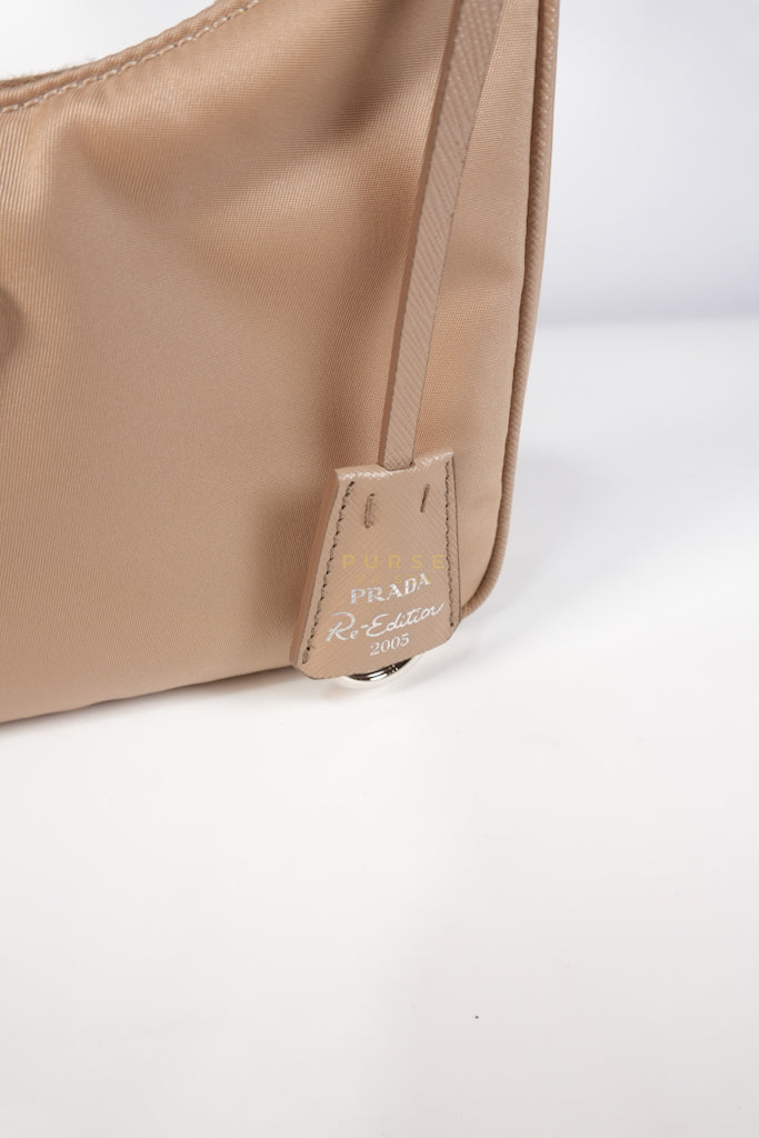 1BH204 Re-edition 2005 Multi Pochette in Cammeo Tessuto and Saffiano Leather | Purse Maison Luxury Bags Shop