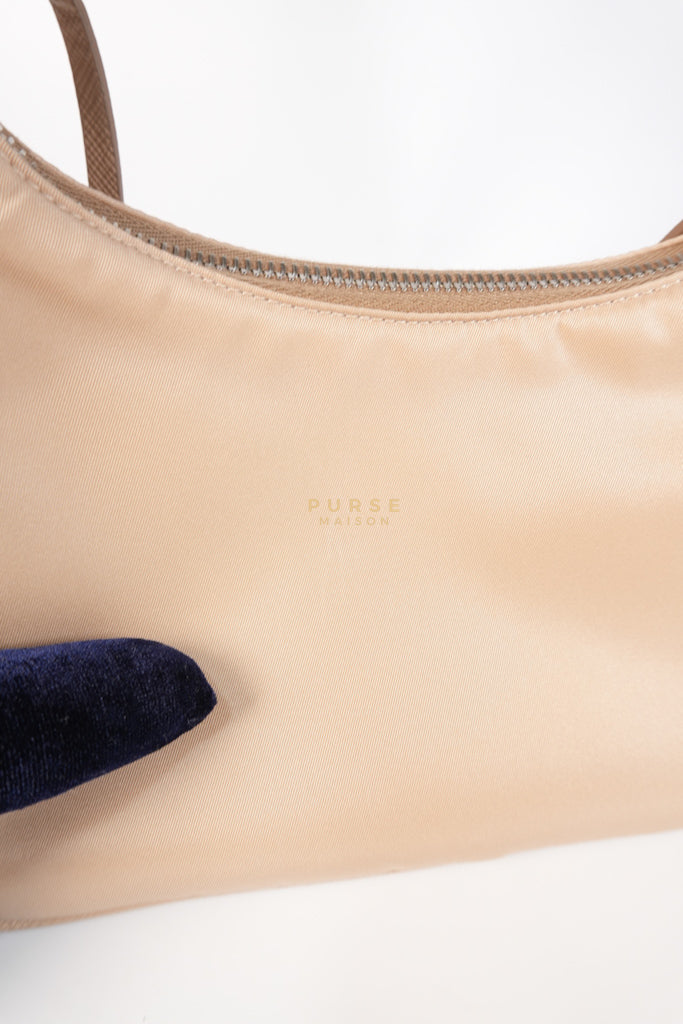 1BH204 Re-edition 2005 Multi Pochette in Cammeo Tessuto and Saffiano Leather | Purse Maison Luxury Bags Shop