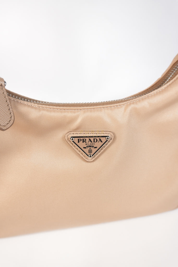 1BH204 Re-edition 2005 Multi Pochette in Cammeo Tessuto and Saffiano Leather | Purse Maison Luxury Bags Shop