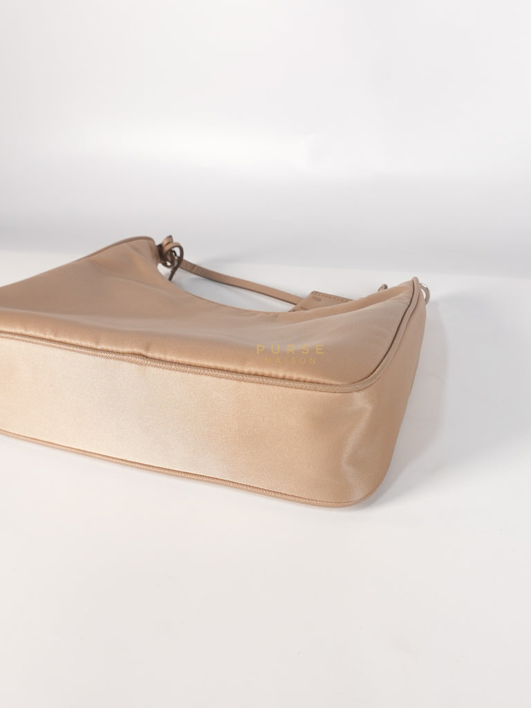 1BH204 Re-edition 2005 Multi Pochette in Cammeo Tessuto and Saffiano Leather | Purse Maison Luxury Bags Shop