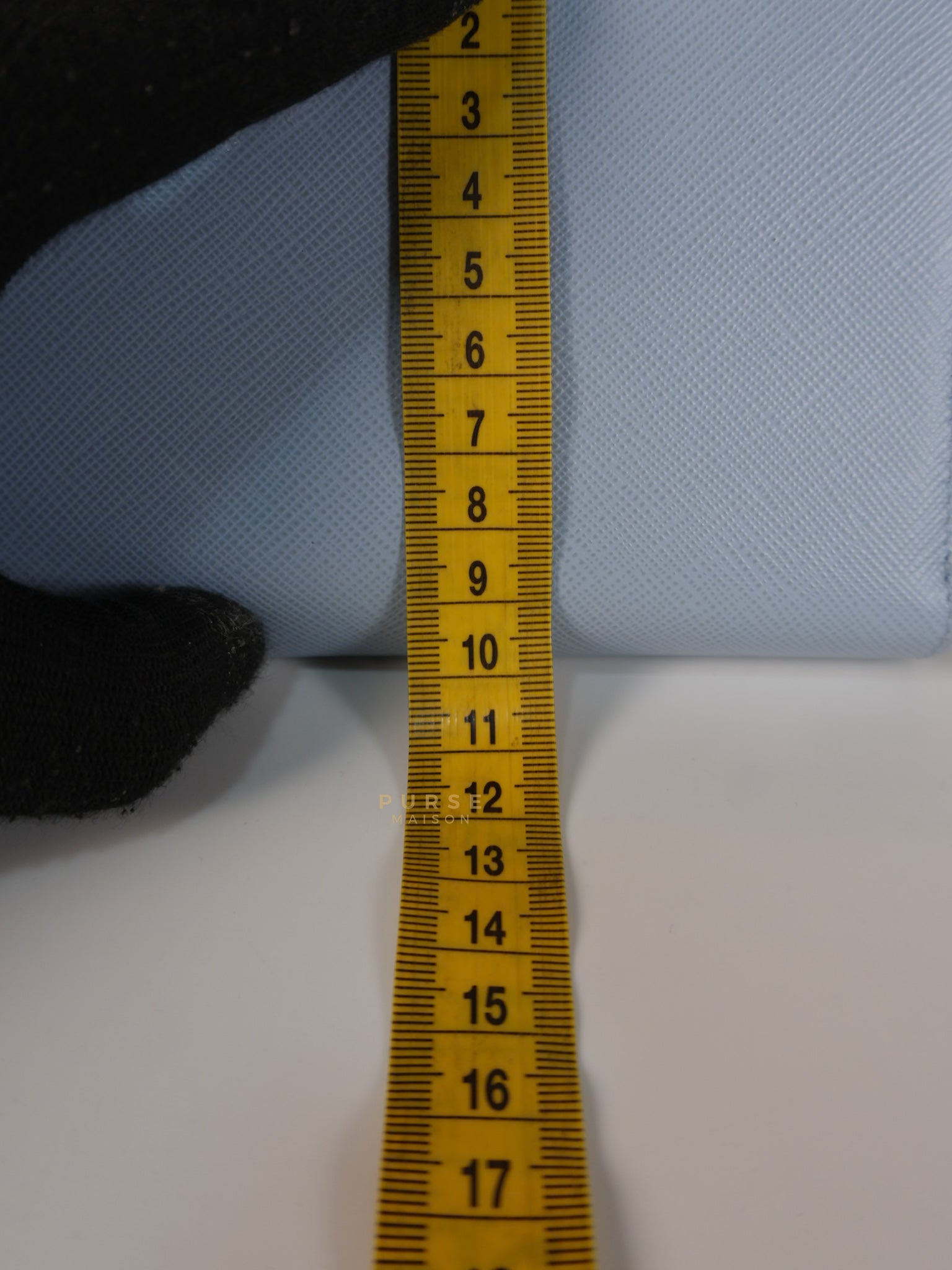 1ML506 Light Blue Saffiano Leather Long Zip Wallet | Purse Maison Luxury Bags Shop