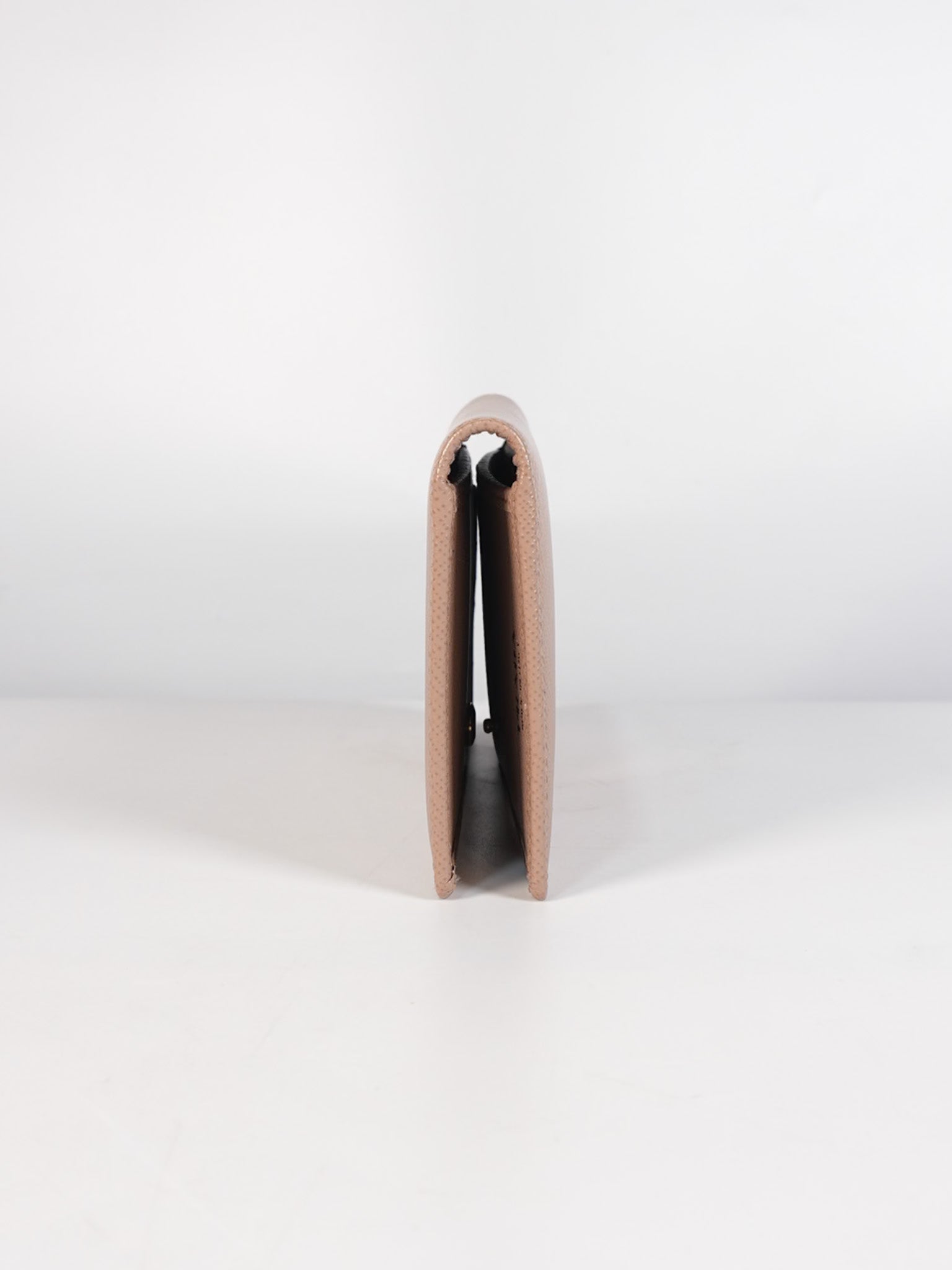 1MV020 Card Holder in Cipria/Beige Saffiano Leather | Purse Maison Luxury Bags Shop