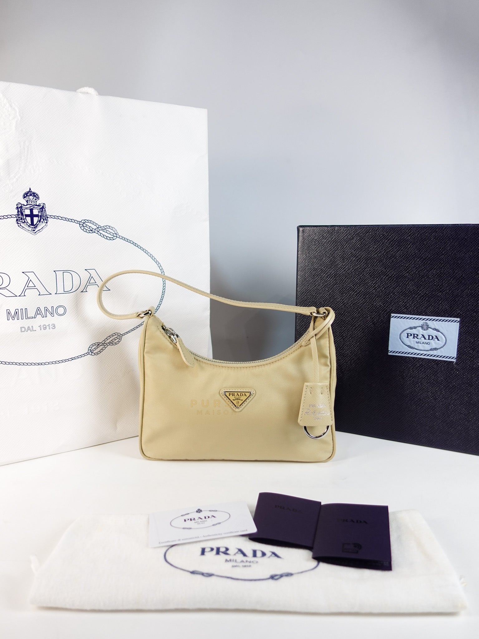 1NE204 Re-edition 2005 Deserto Tessuto Saffiano Shoulder Bag | Purse Maison Luxury Bags Shop