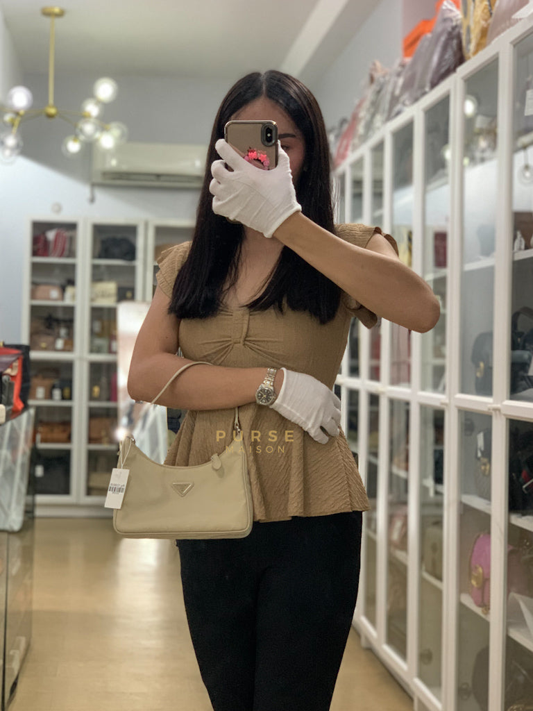 1NE204 Re-edition 2005 Deserto Tessuto Saffiano Shoulder Bag | Purse Maison Luxury Bags Shop