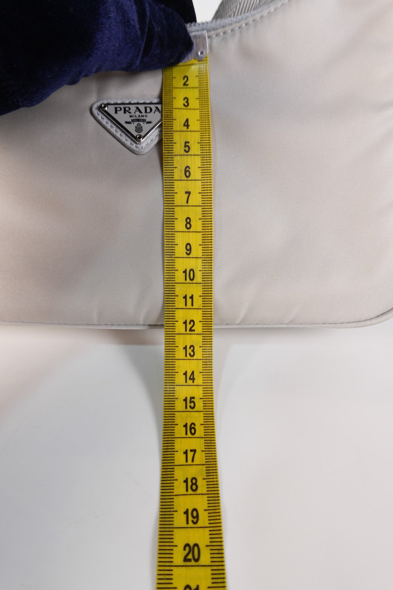 1NE515 Re-edition 2000 in Fiordaliso Tessuto Nylon | Purse Maison Luxury Bags Shop