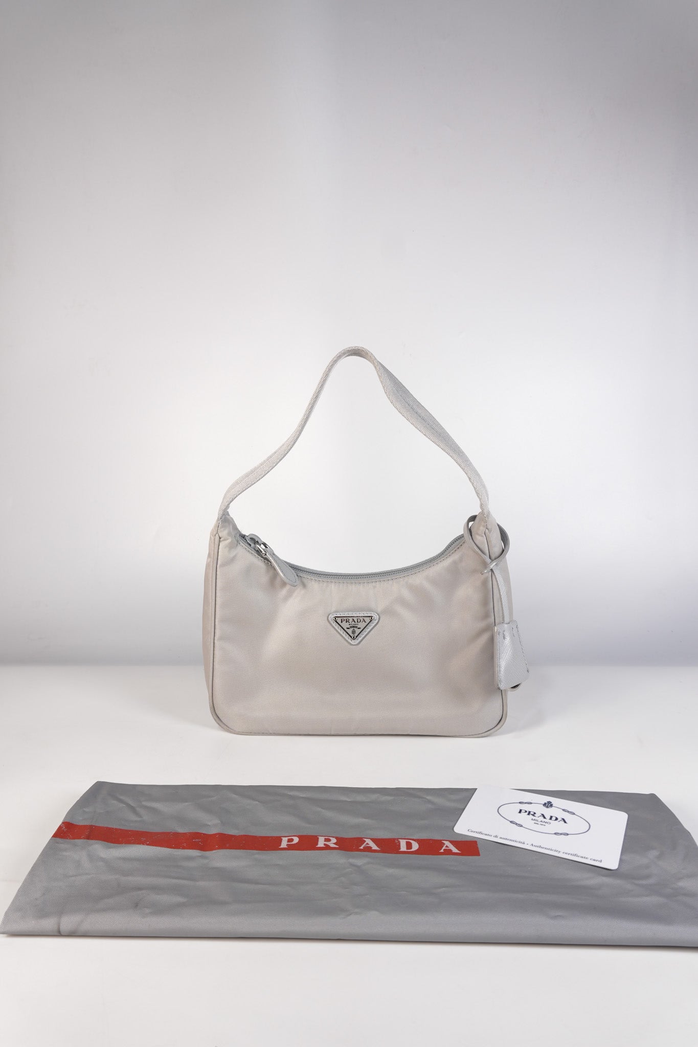 1NE515 Re-edition 2000 in Fiordaliso Tessuto Nylon | Purse Maison Luxury Bags Shop