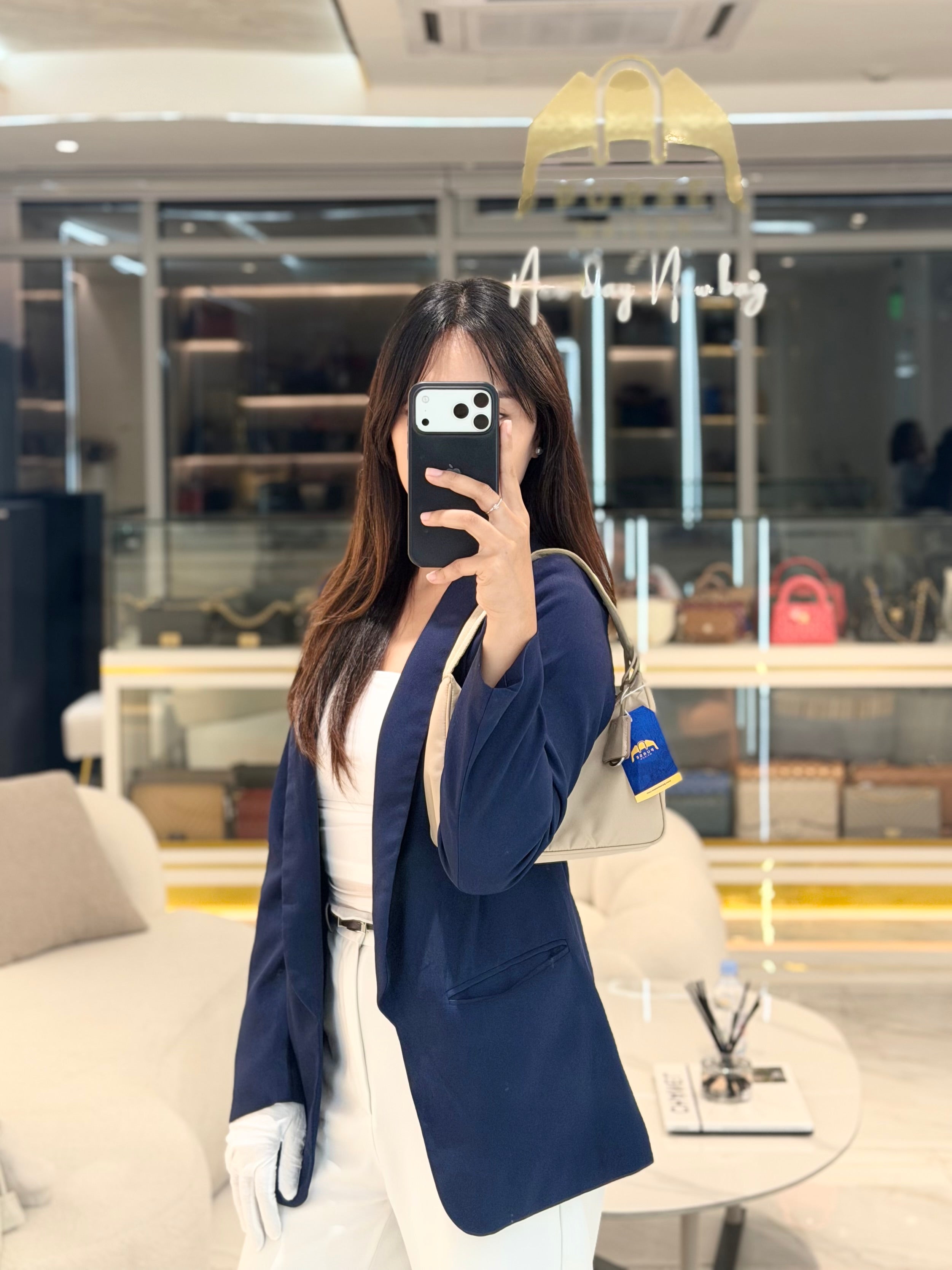 1NE515 Re-edition 2000 Tessuto Nylon Cammeo Shoulder Bag | Purse Maison Luxury Bags Shop