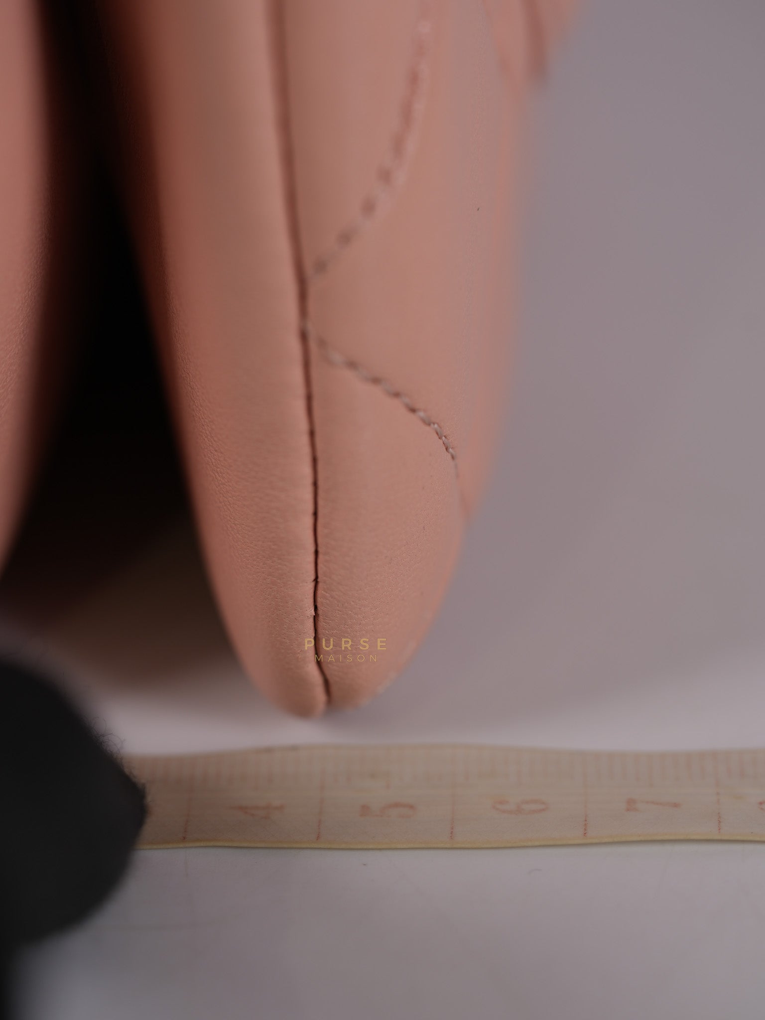 20P Trendy CC in Light Pink Quilted Calfskin Leather and Light Gold Hardware Series 29 | Purse Maison Luxury Bags Shop