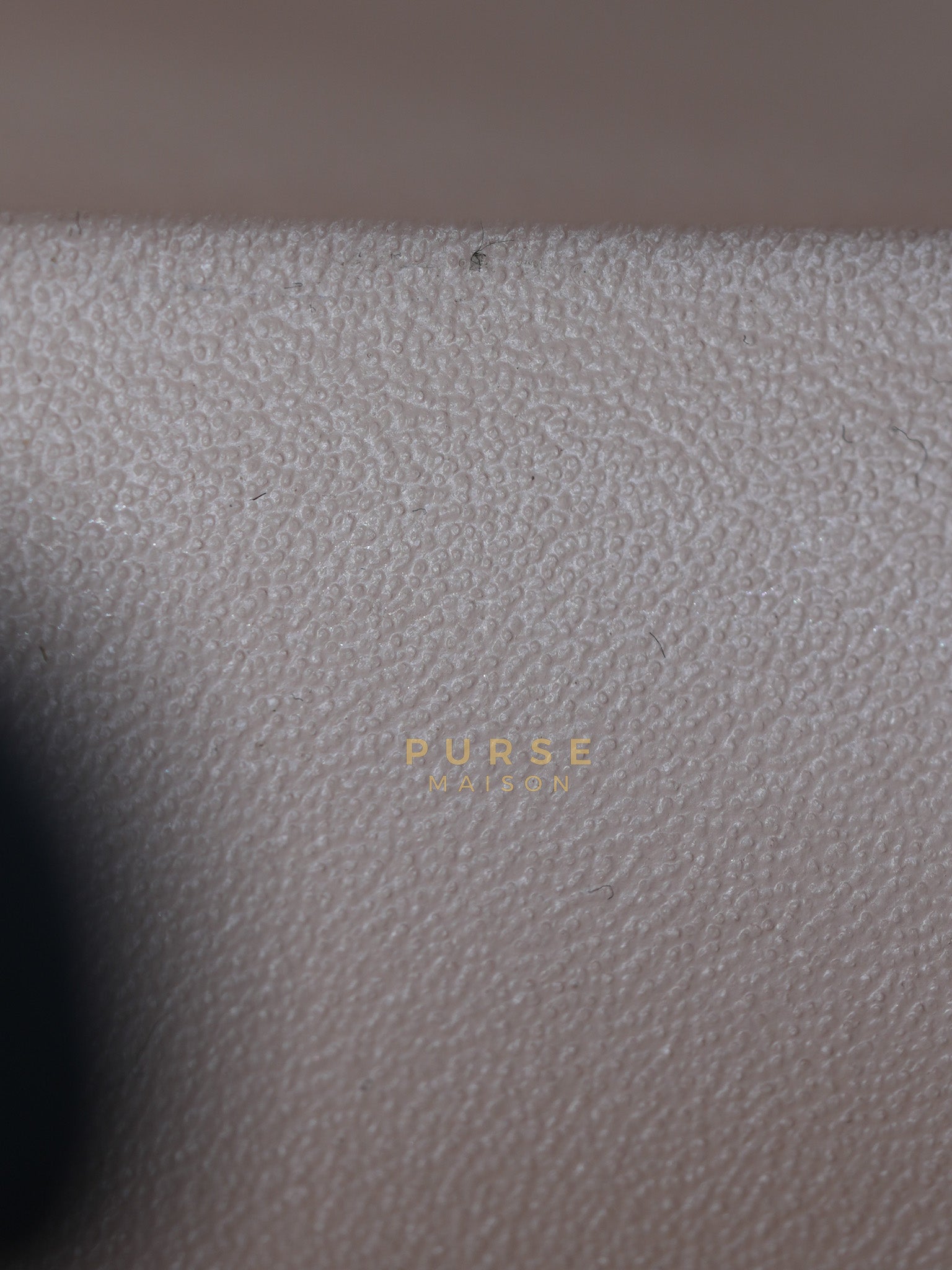 22C Mini Square in Light Beige & Black Lambskin Leather in Light Gold Hardware (Microchip) | Purse Maison Luxury Bags Shop