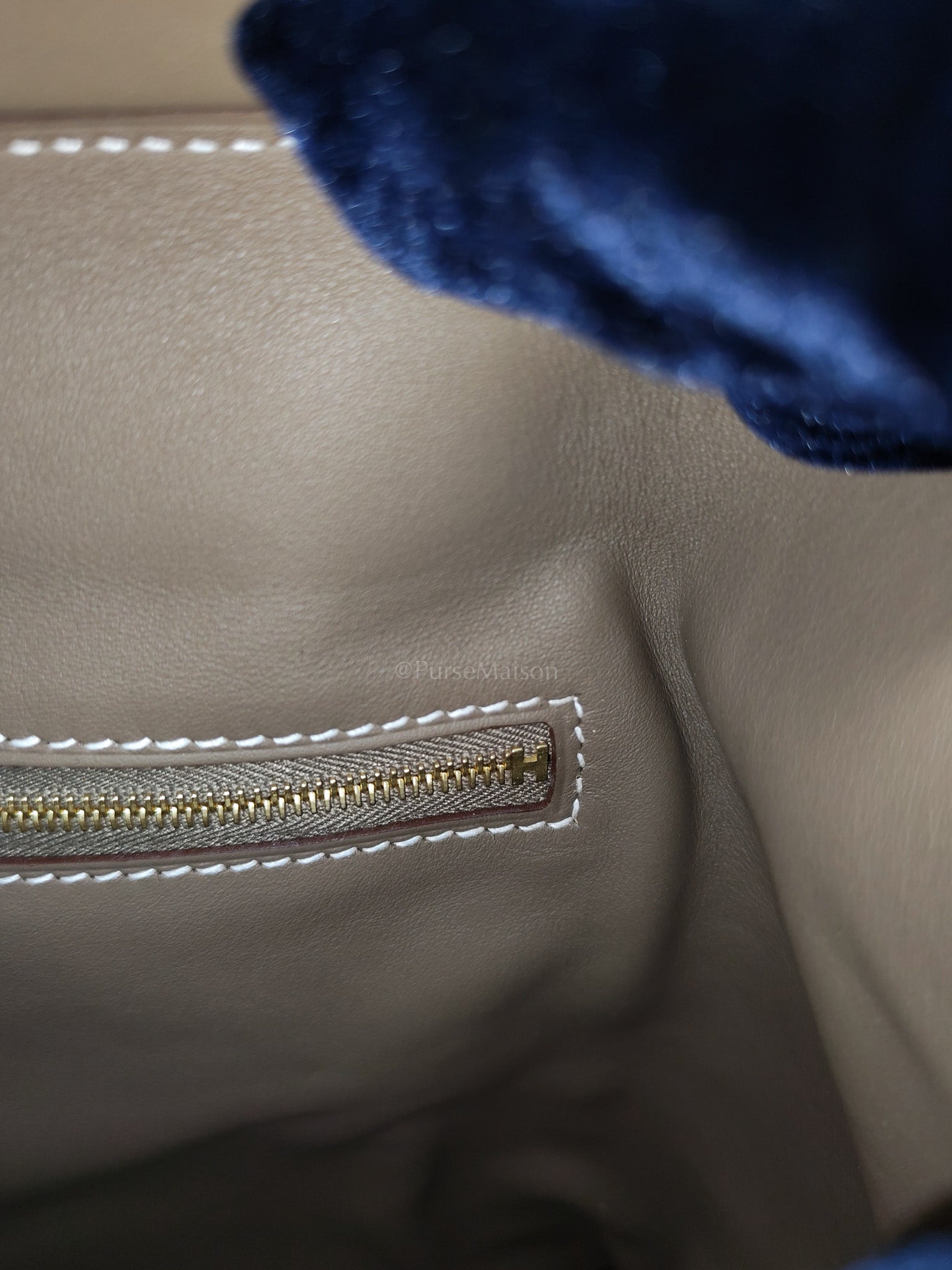 24/24 29 in Etoupe Togo and Swift Leather Gold hardware Stamp B(2023) | Purse Maison Luxury Bags Shop