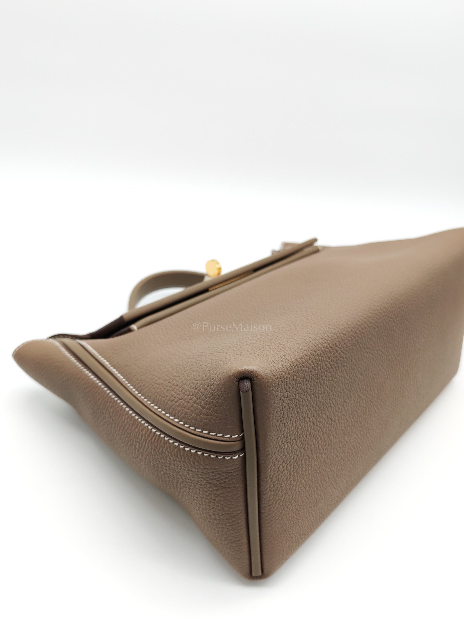 24/24 29 in Etoupe Togo and Swift Leather Gold hardware Stamp B(2023) | Purse Maison Luxury Bags Shop