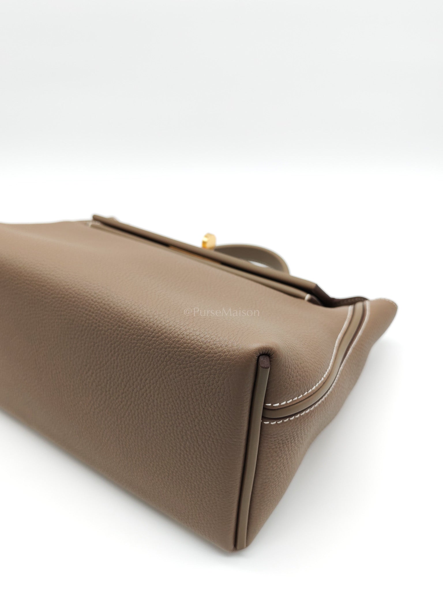 24/24 29 in Etoupe Togo and Swift Leather Gold hardware Stamp B(2023) | Purse Maison Luxury Bags Shop