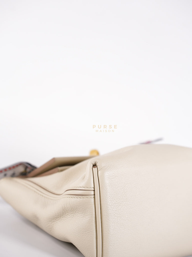 24/24 in Beton Evercolor/Swift Leather and Gold Hardware Stamp B (2023) | Purse Maison Luxury Bags Shop