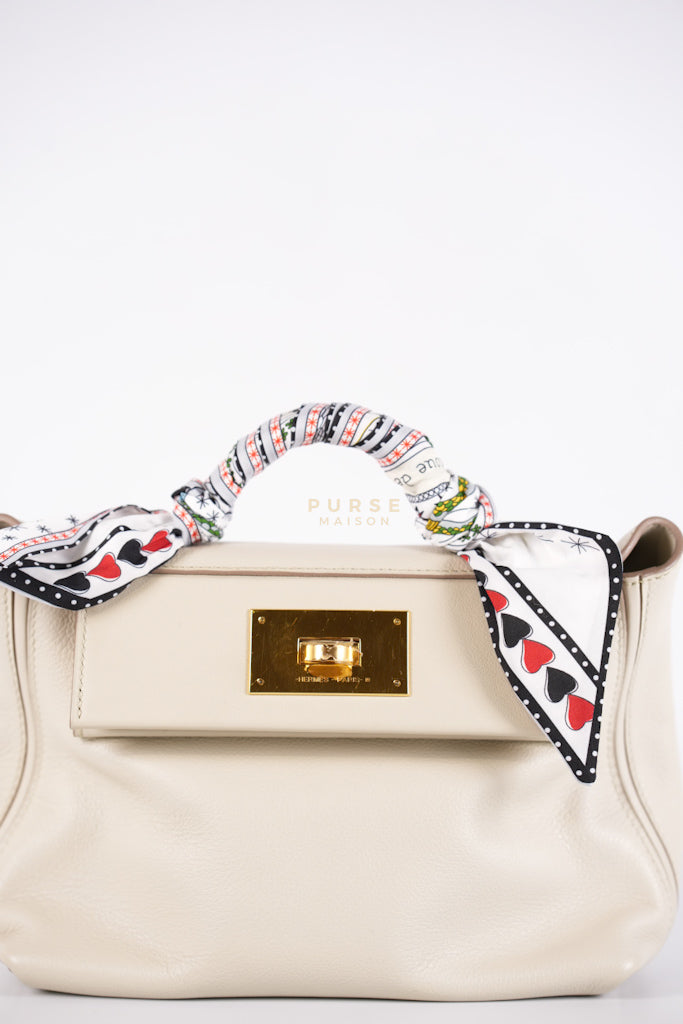 24/24 in Beton Evercolor/Swift Leather and Gold Hardware Stamp B (2023) | Purse Maison Luxury Bags Shop