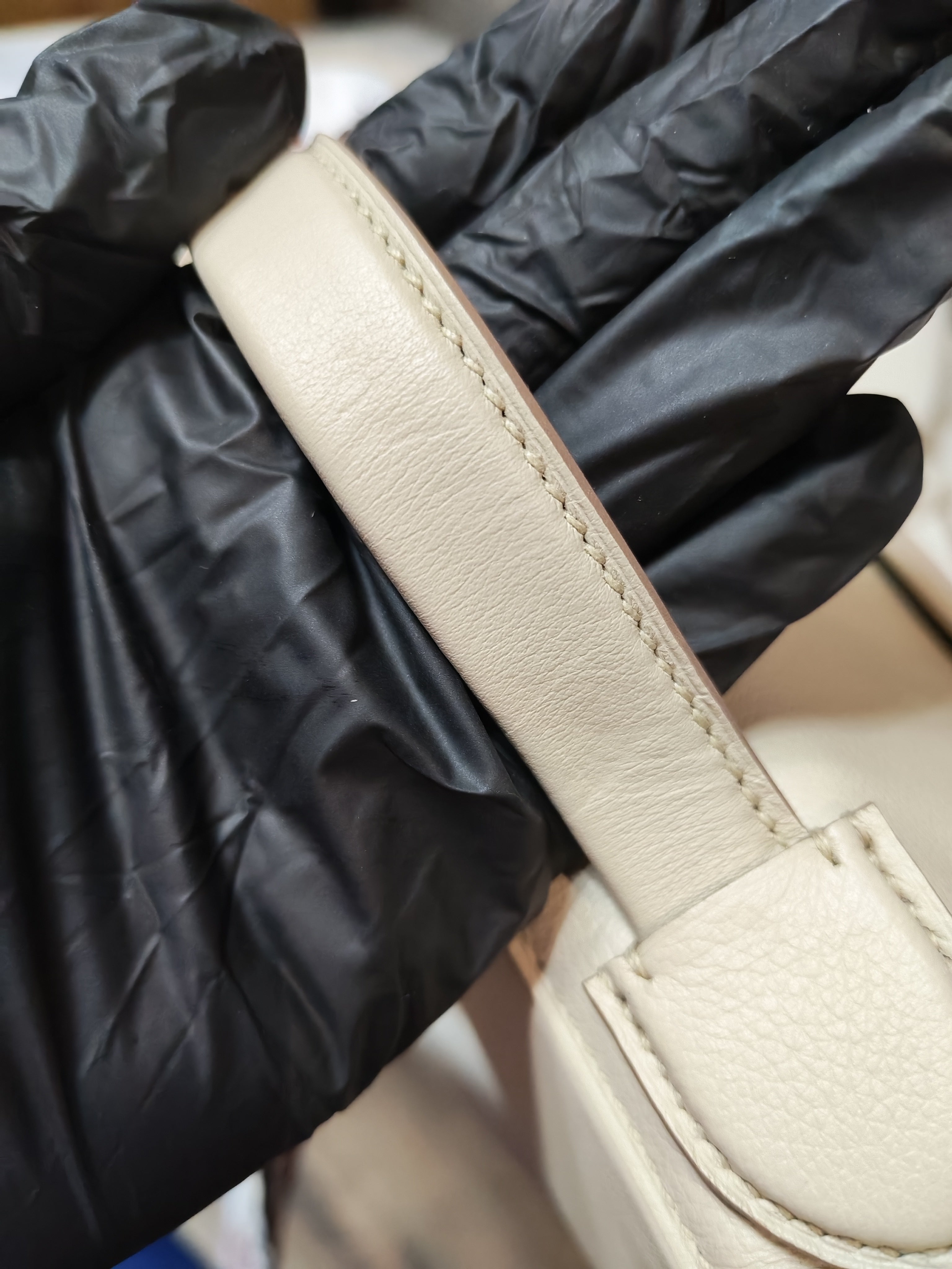 24/24 in Beton Evercolor/Swift Leather and Gold Hardware Stamp B (2023) | Purse Maison Luxury Bags Shop