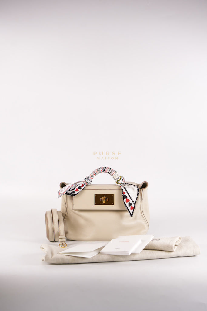 24/24 in Beton Evercolor/Swift Leather and Gold Hardware Stamp B (2023) | Purse Maison Luxury Bags Shop