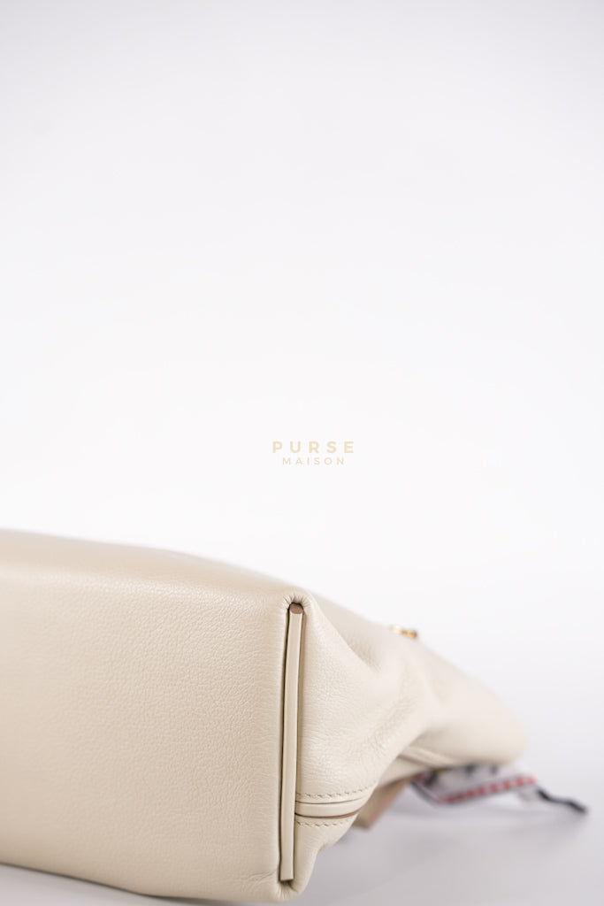 24/24 in Beton Evercolor/Swift Leather and Gold Hardware Stamp B (2023) | Purse Maison Luxury Bags Shop