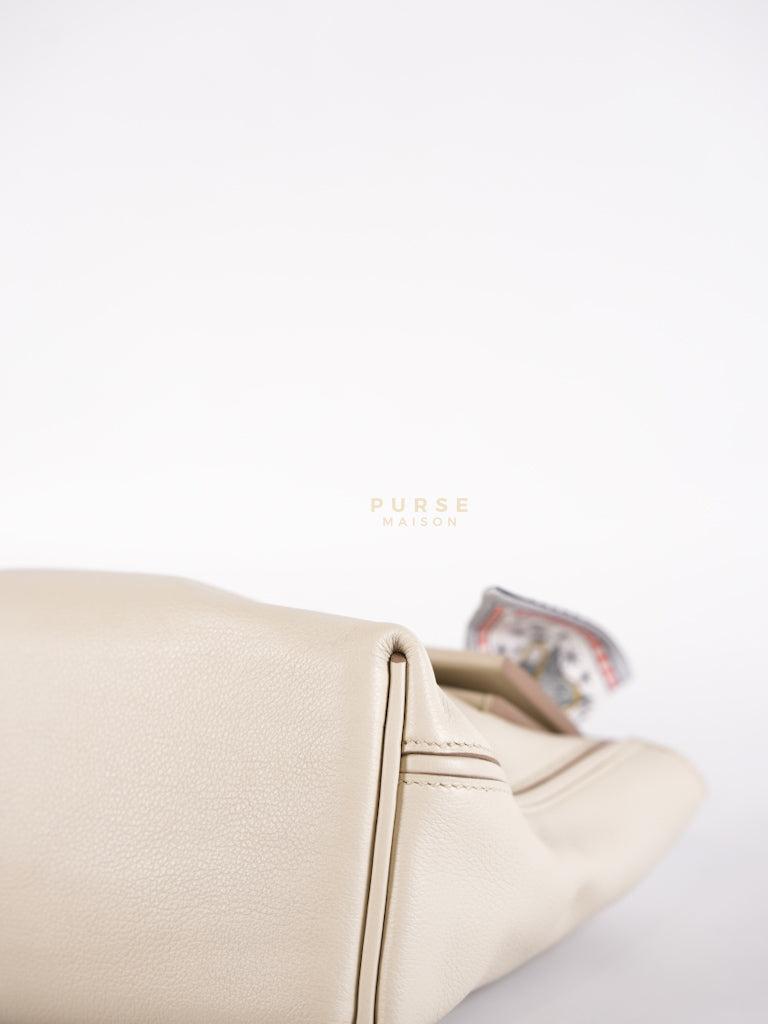 24/24 in Beton Evercolor/Swift Leather and Gold Hardware Stamp B (2023) | Purse Maison Luxury Bags Shop