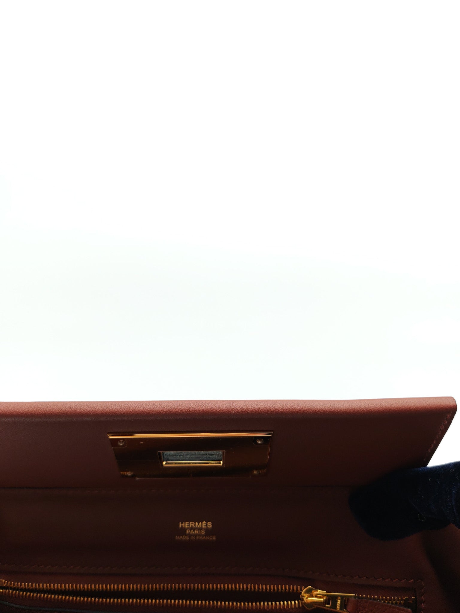 24/24 Mini in Rouge H Evercolor Leather and Gold Hardware Stamp W (2024) | Purse Maison Luxury Bags Shop