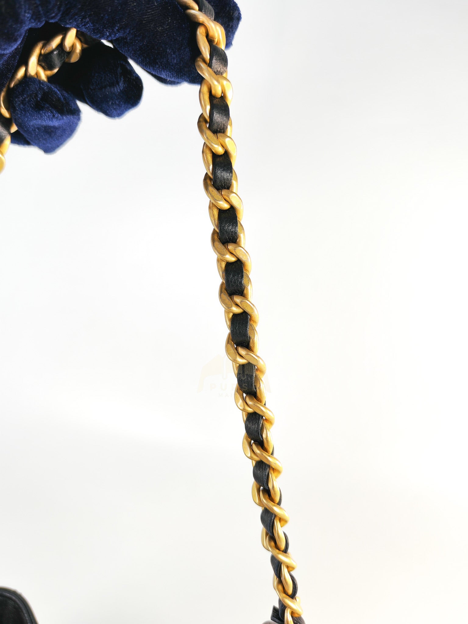 25 Mini in Black Caviar Leather Aged Gold Hardware (Microchip) | Purse Maison Luxury Bags Shop