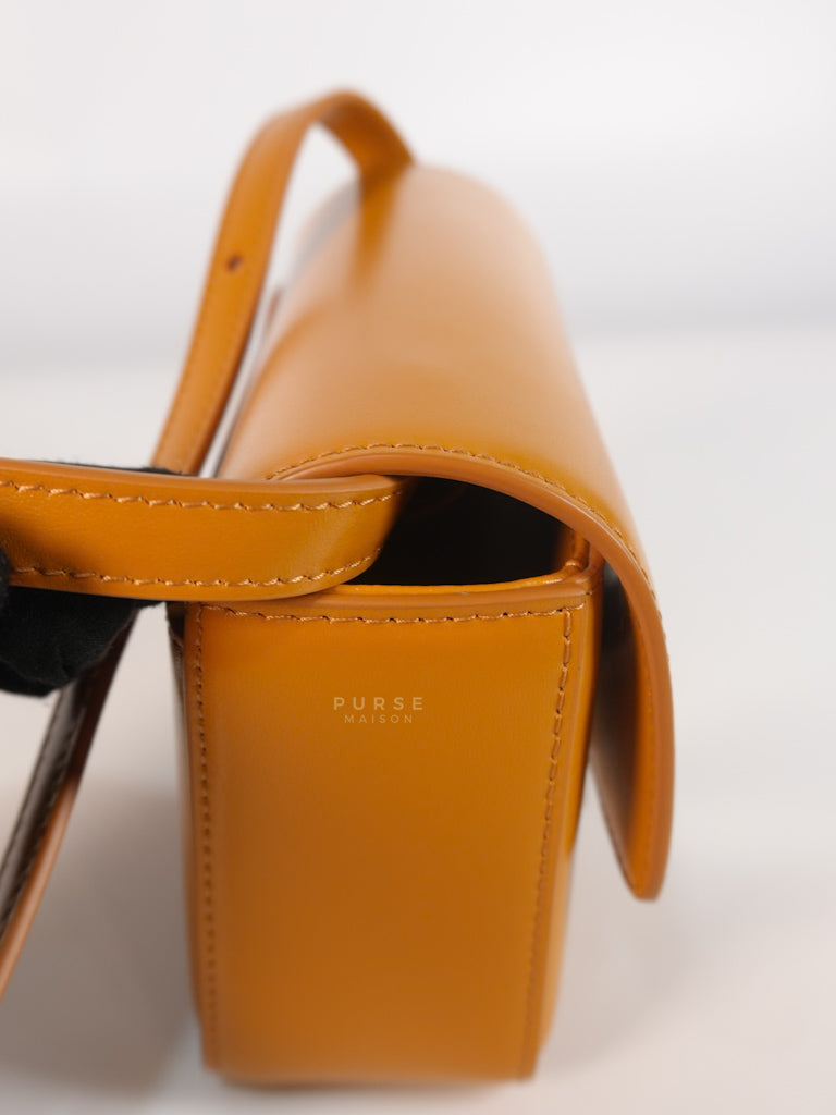4G Small Caramel in Smooth Leather Crossbody Bag | Purse Maison Luxury Bags Shop
