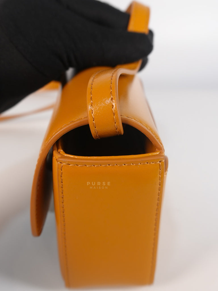 4G Small Caramel in Smooth Leather Crossbody Bag | Purse Maison Luxury Bags Shop