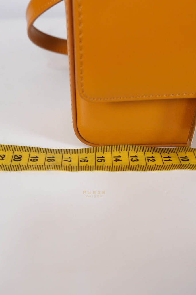 4G Small Caramel in Smooth Leather Crossbody Bag | Purse Maison Luxury Bags Shop