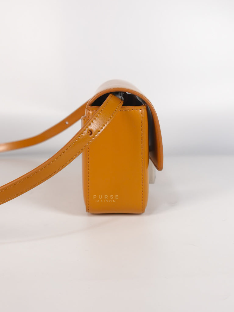 4G Small Caramel in Smooth Leather Crossbody Bag | Purse Maison Luxury Bags Shop