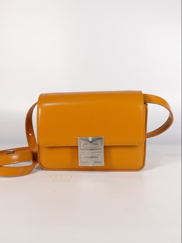 4G Small Caramel in Smooth Leather Crossbody Bag | Purse Maison Luxury Bags Shop