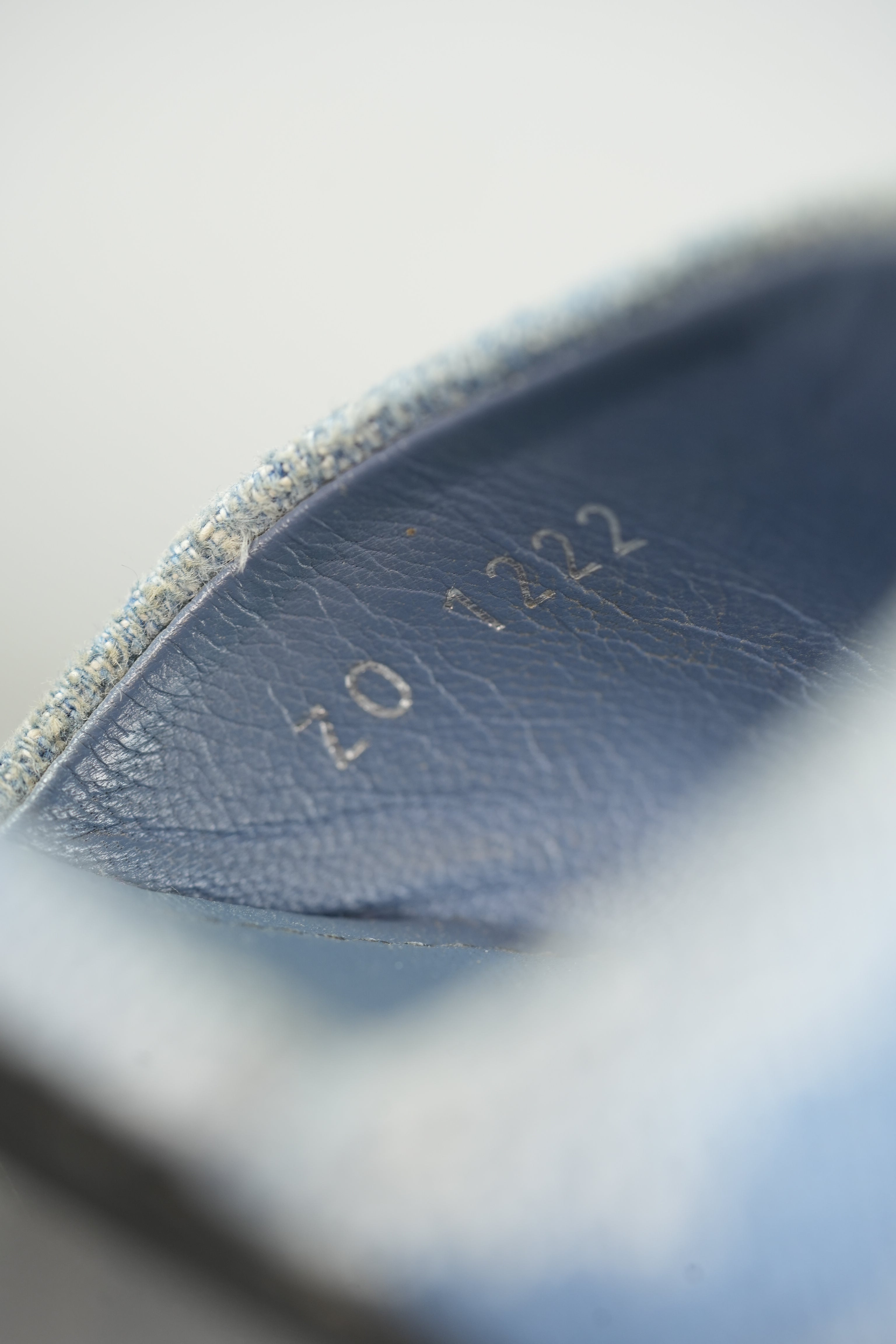 4G Washed Denim Heeled Mules Size 39 (25.5cm) | Purse Maison Luxury Bags Shop