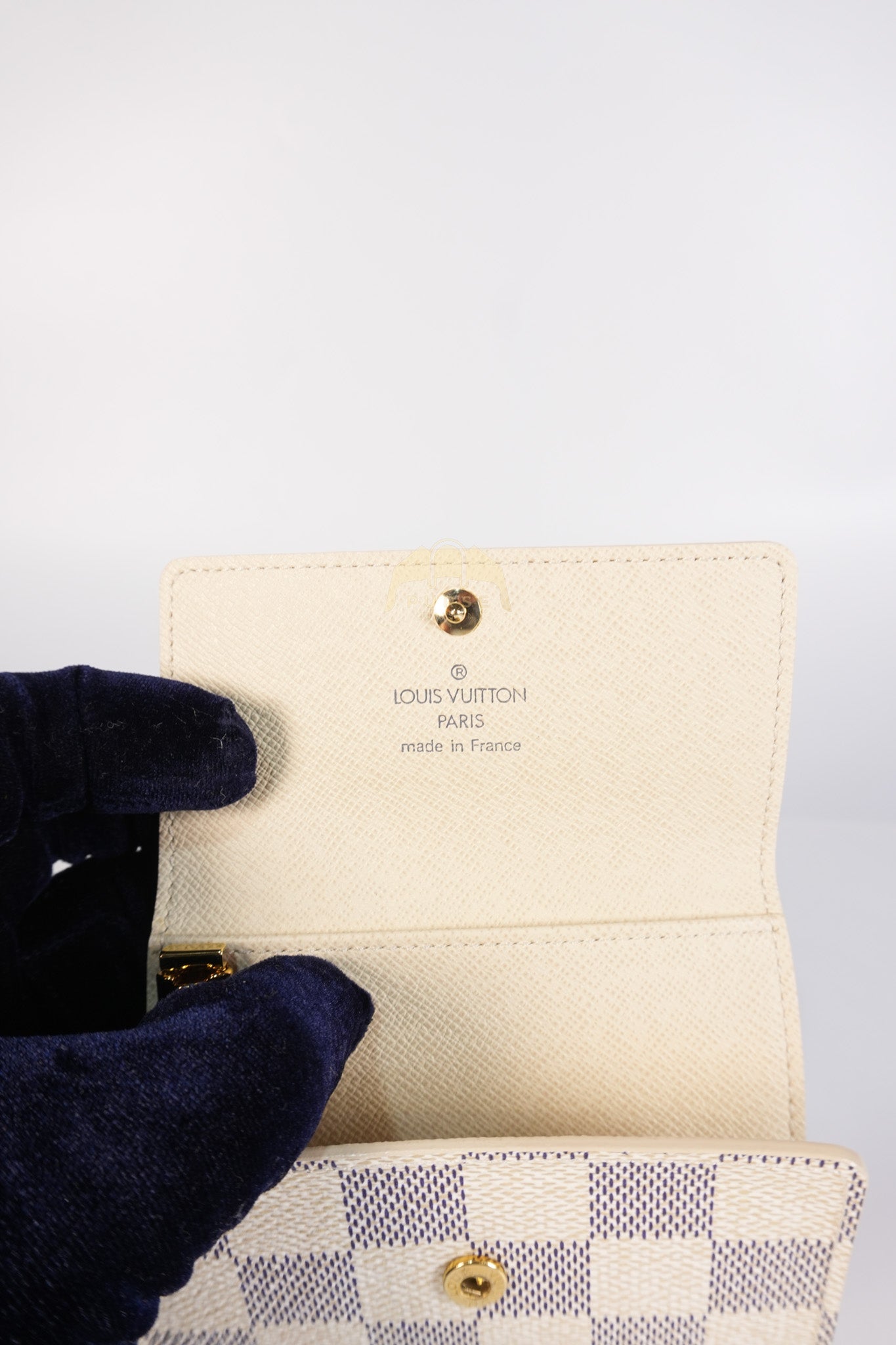 6 Key Holder in Damier Azur Blue (Date code: CT3007) | Purse Maison Luxury Bags Shop